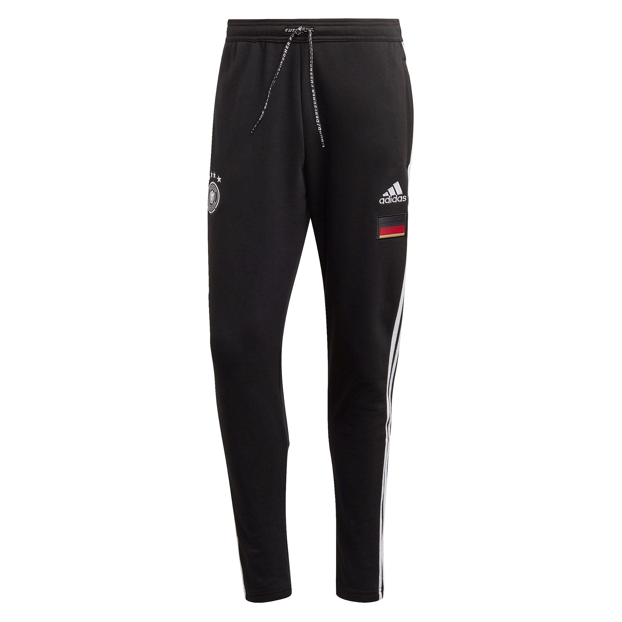 Pantalón Largo de Paseo Alemania Eurocopa 2021 Negro - Fútbol Factory