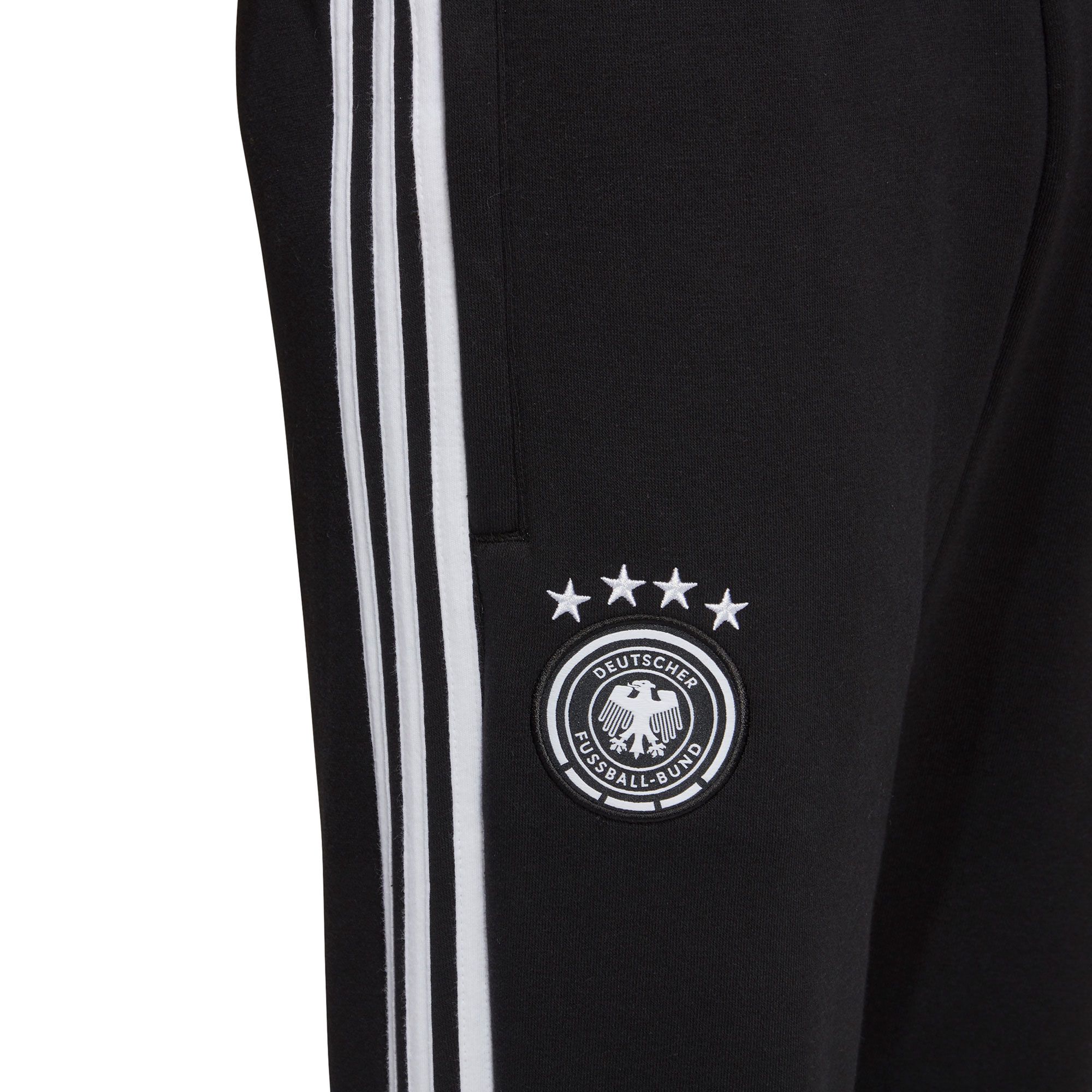 Pantalón Largo de Paseo Alemania Eurocopa 2021 Negro - Fútbol Factory