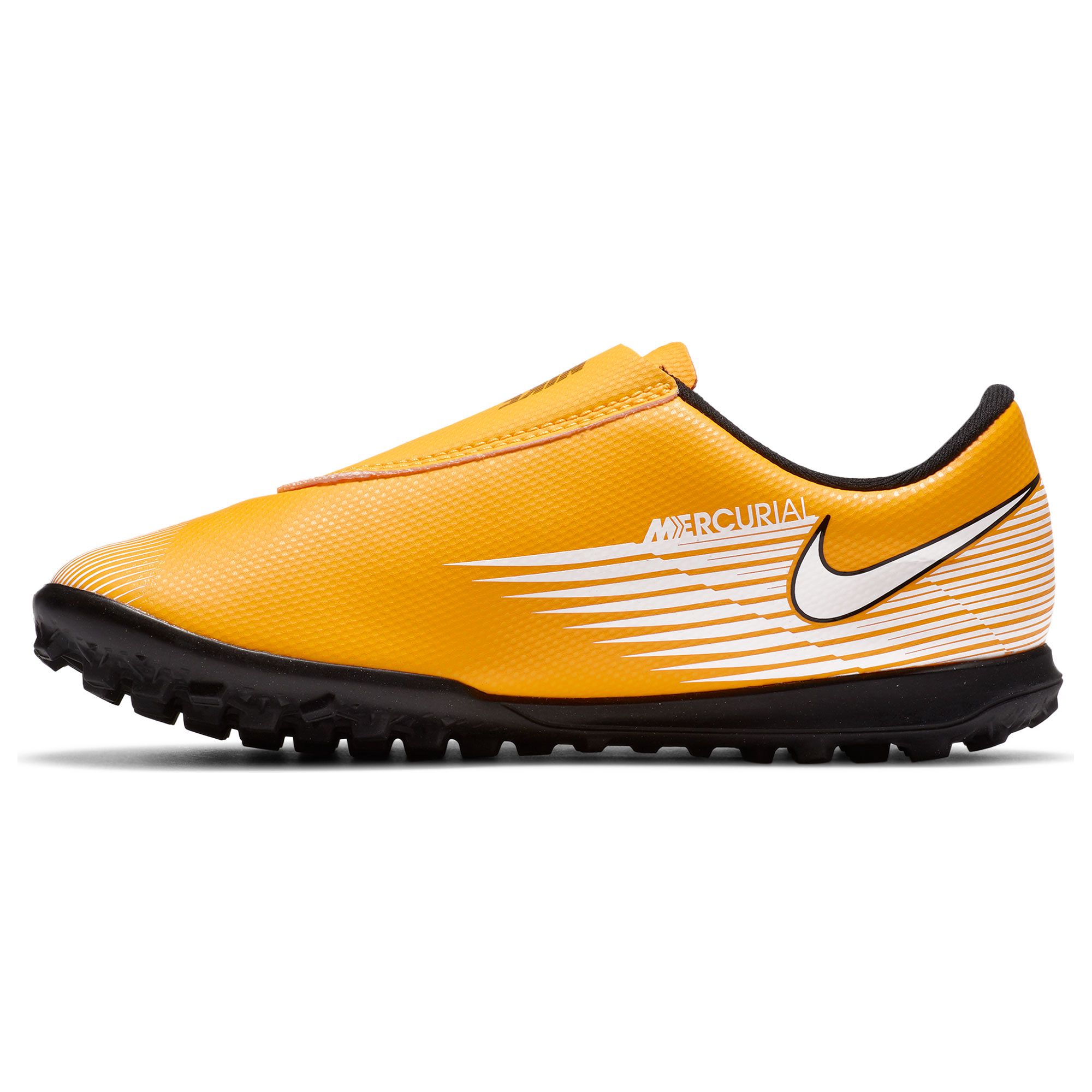 Botas de Fútbol Nike Mercurial Vapor 13 Club Turf Velcro Junior Naranja - Fútbol Factory