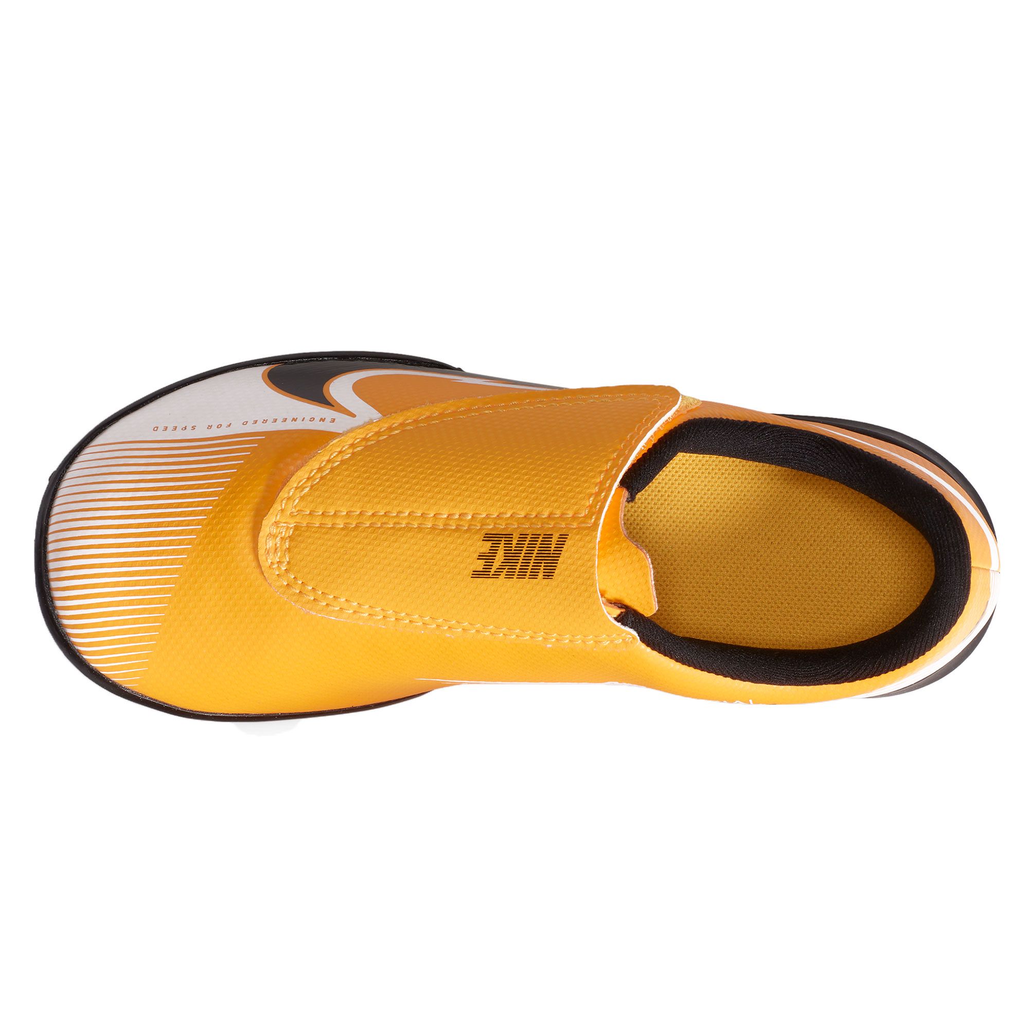 Botas de Fútbol Nike Mercurial Vapor 13 Club Turf Velcro Junior Naranja - Fútbol Factory