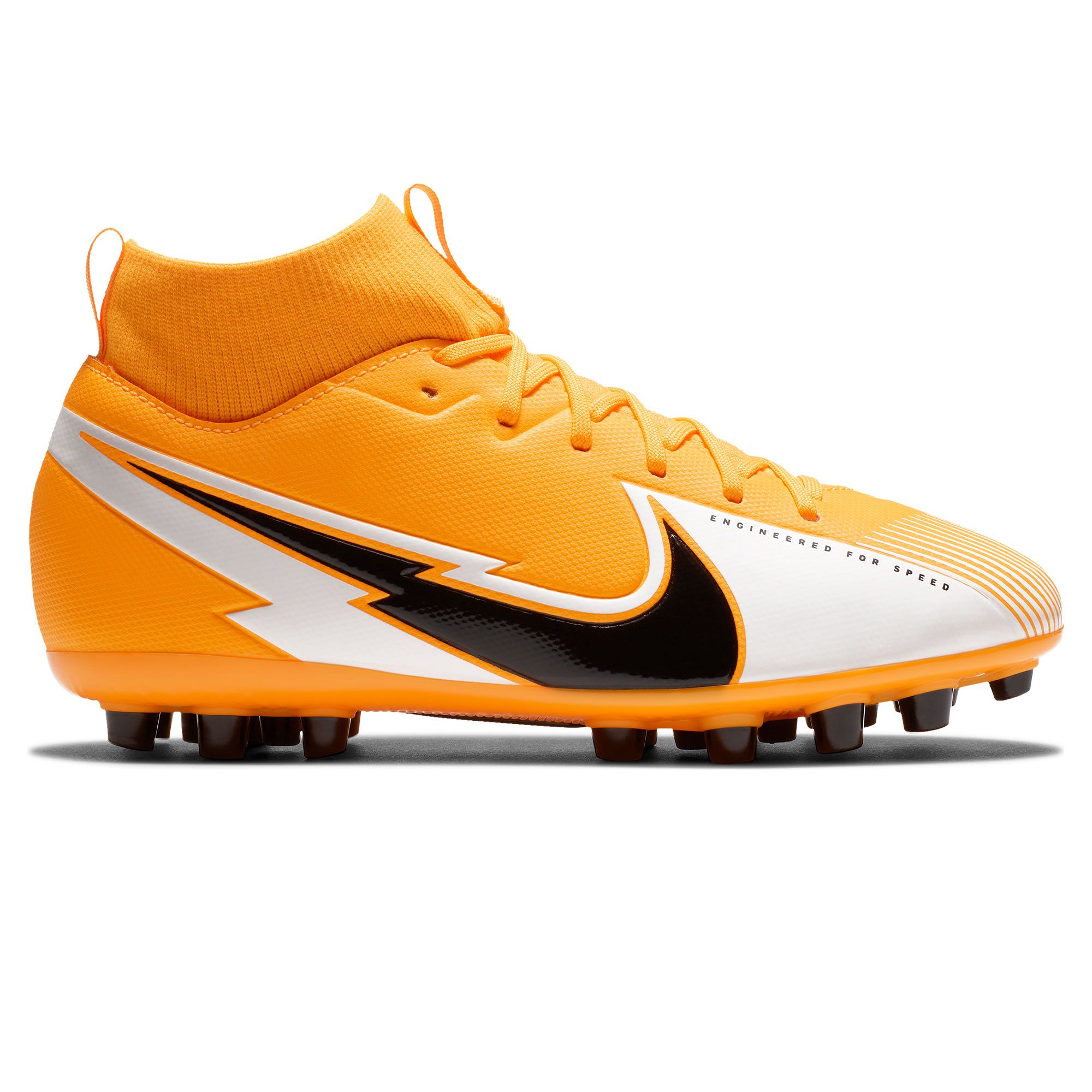 Botas de Fútbol Mercurial Superfly 7 Academy AG Junior Naranja - Fútbol Factory
