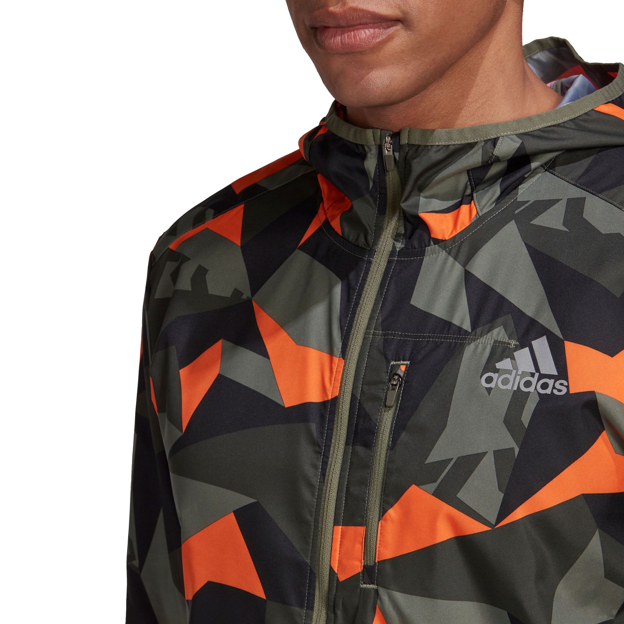 Chaqueta de Running Own The Run Gris - Fútbol Factory