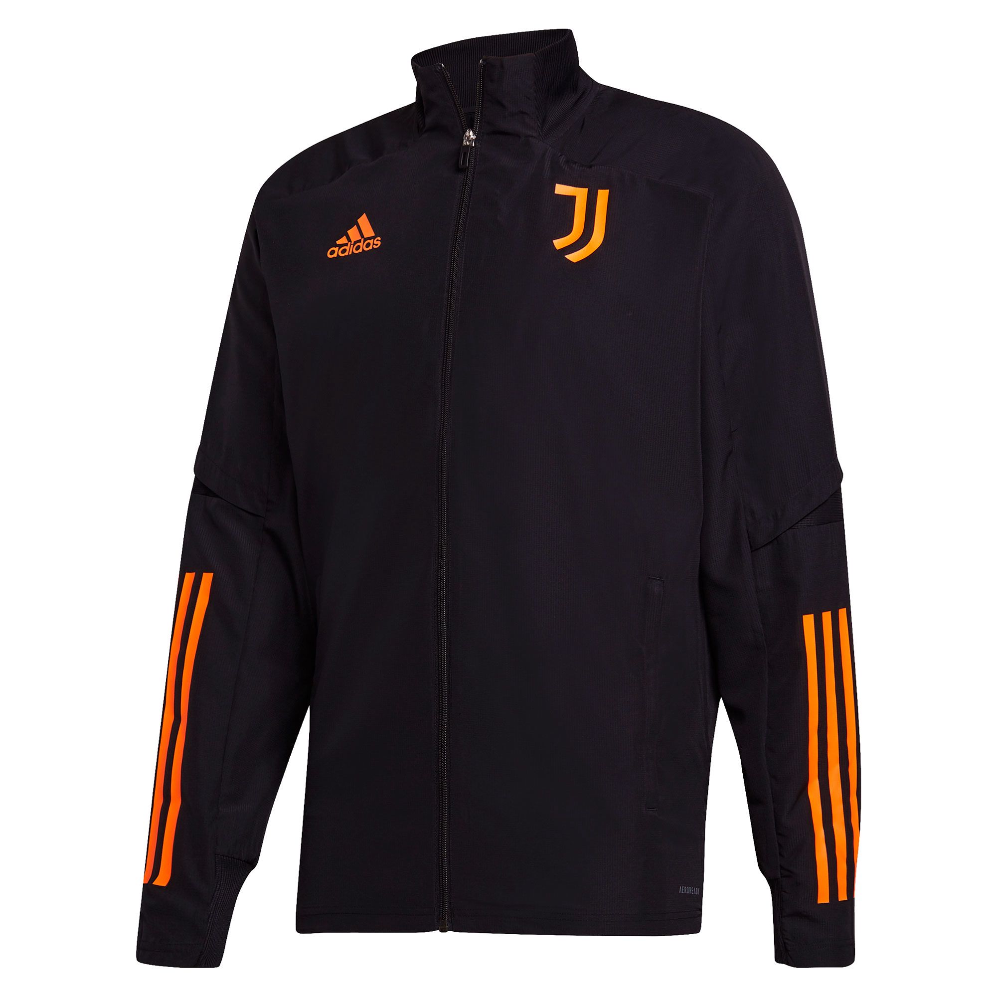 Chándal de Prepartido Juventus FC 2020/2021 Negro Naranja - Fútbol Factory