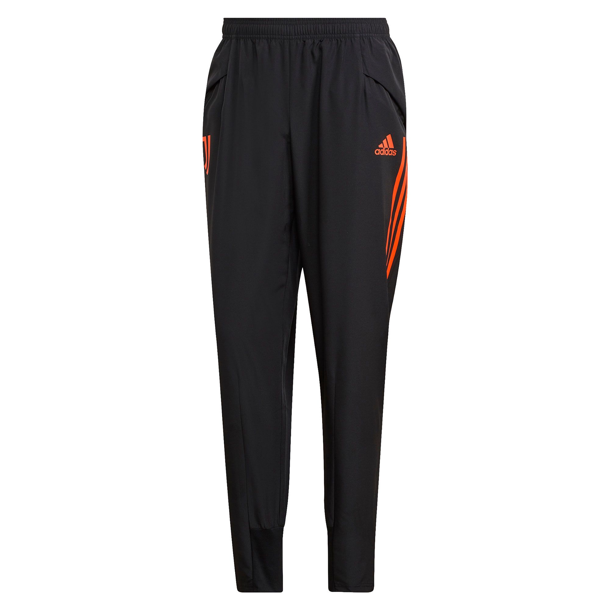 Chándal de Prepartido Juventus FC 2020/2021 Negro Naranja - Fútbol Factory