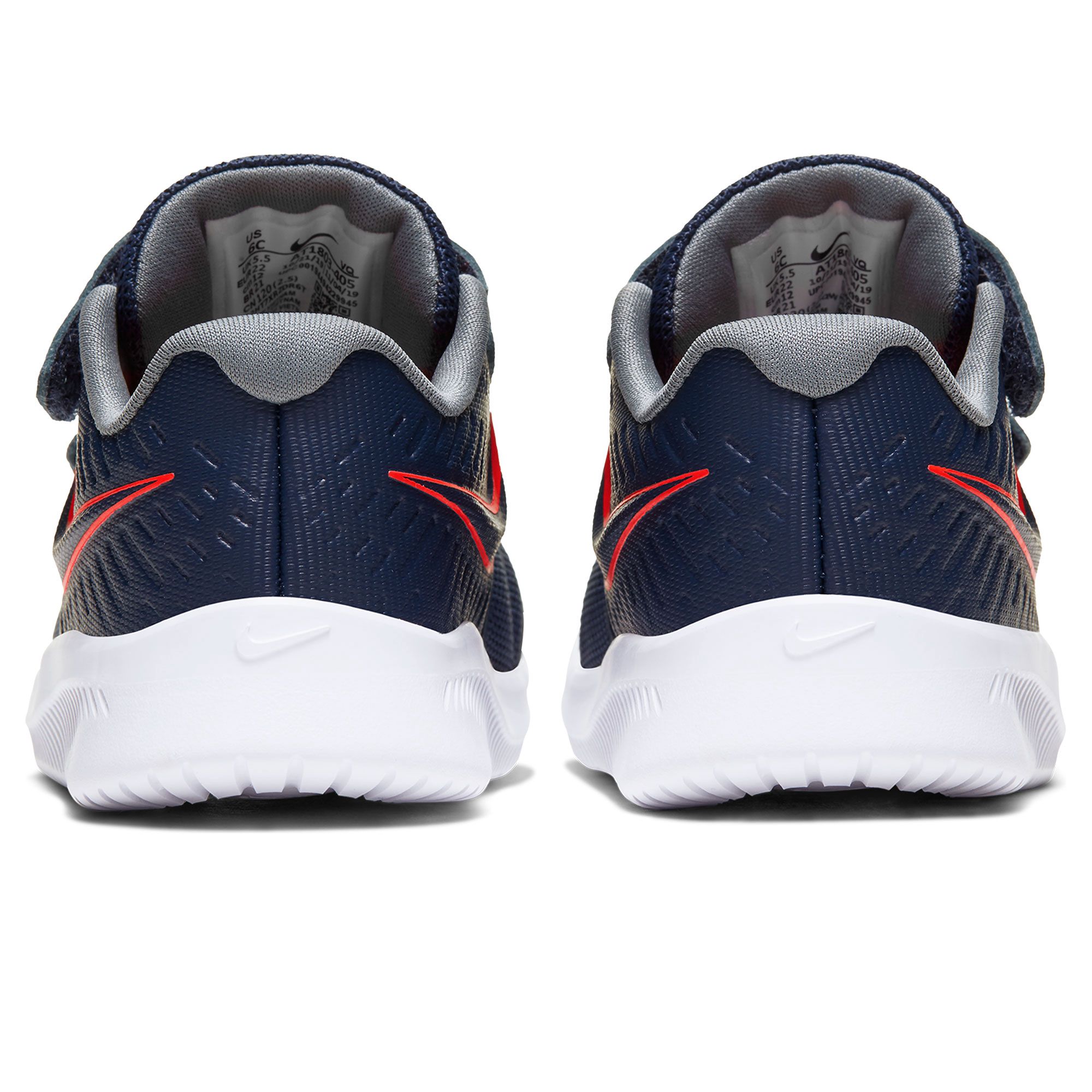 Zapatillas Star Runner 2 Velcro Bebé Marino - Fútbol Factory