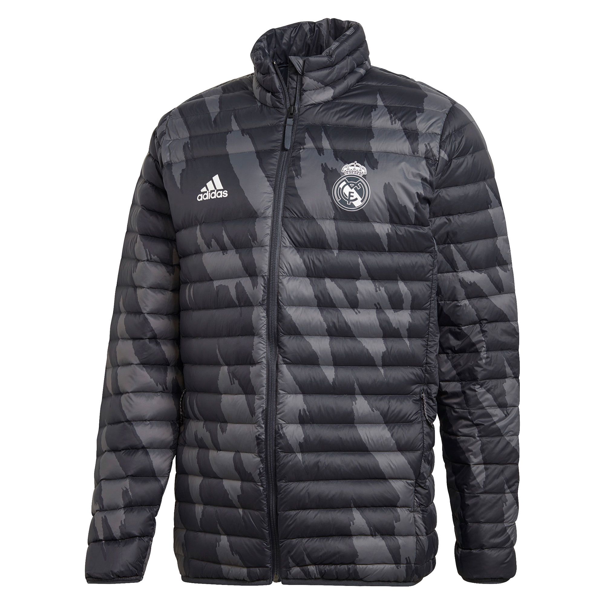 Abrigo de Paseo Real Madrid 2020/2021 LD Gris - Fútbol Factory
