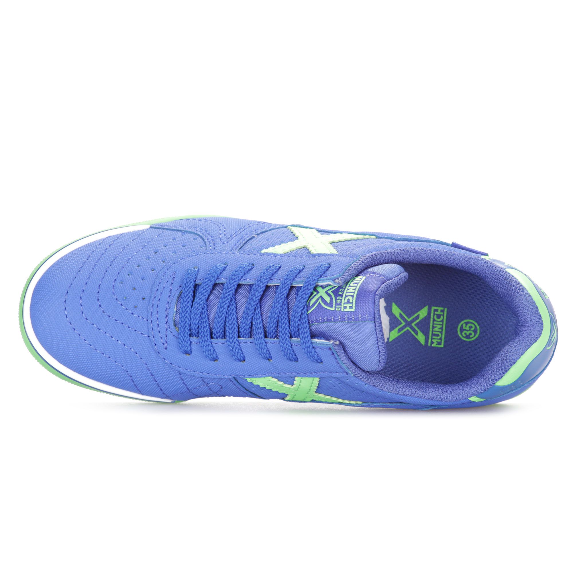 Zapatillas de Fútbol Sala G-3 Profit IN Junior Azul Verde - Fútbol Factory