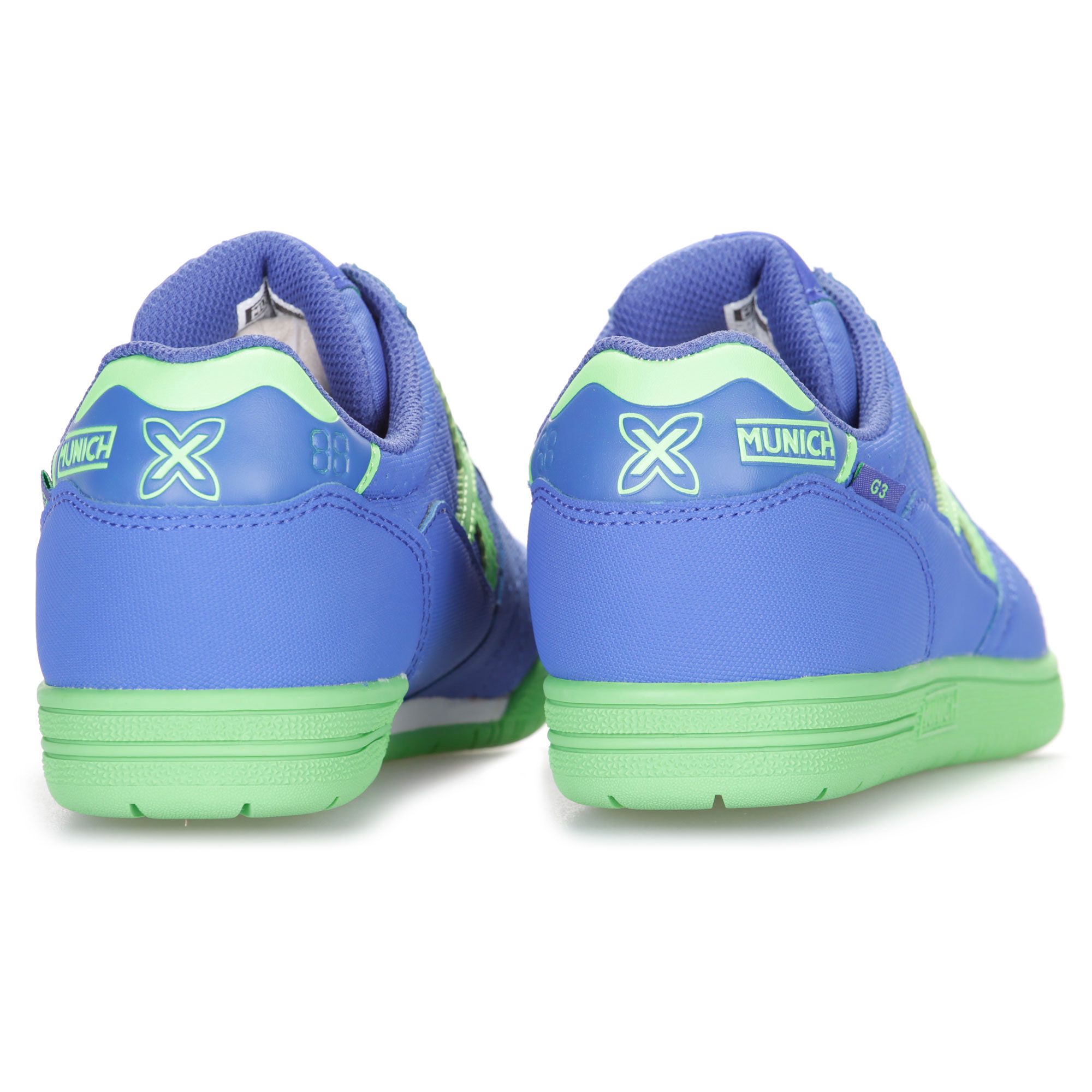 Zapatillas de Fútbol Sala G-3 Profit IN Junior Azul Verde - Fútbol Factory