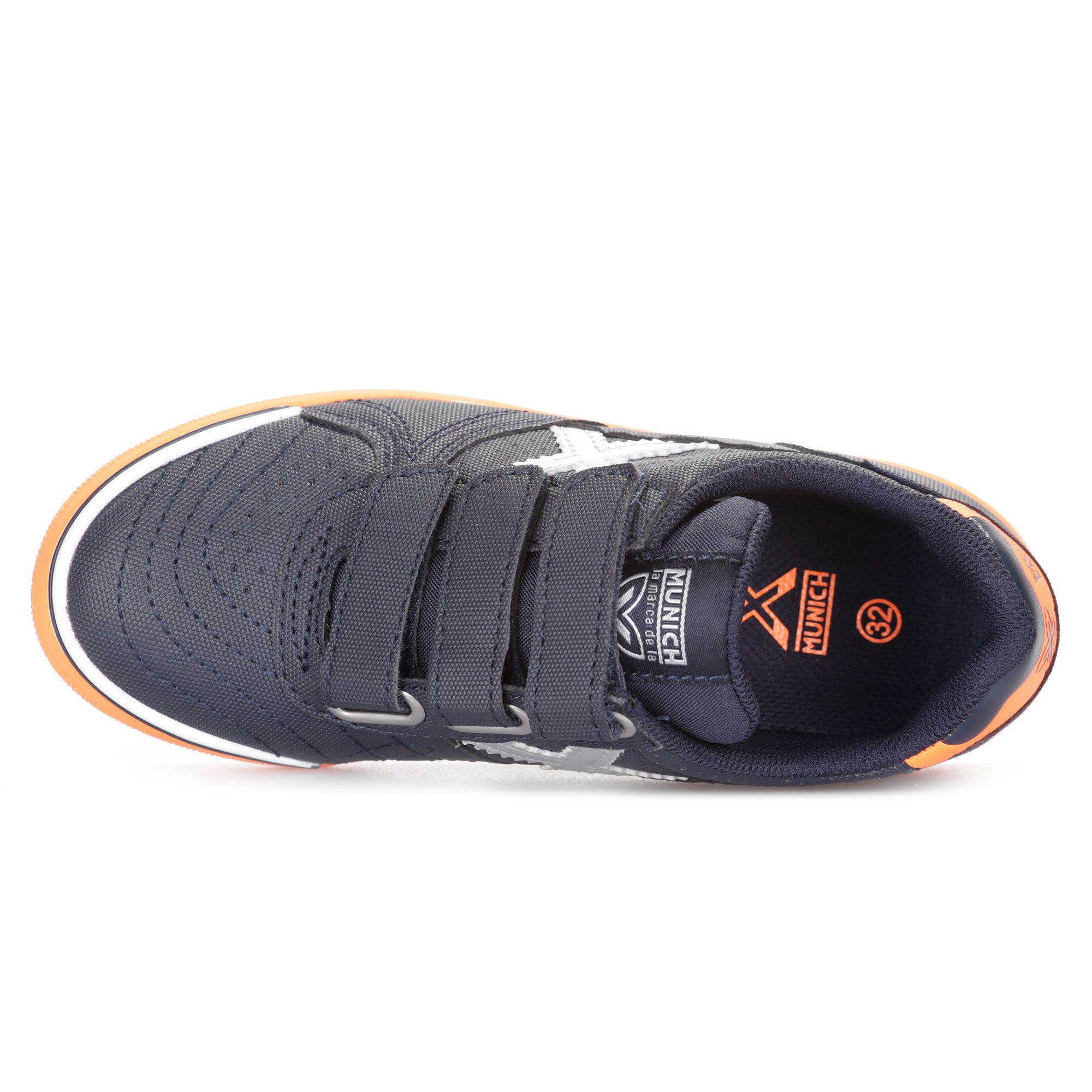 Zapatillas de Fútbol Sala G-3 Profit IN Velcro Junior Marino - Fútbol Factory