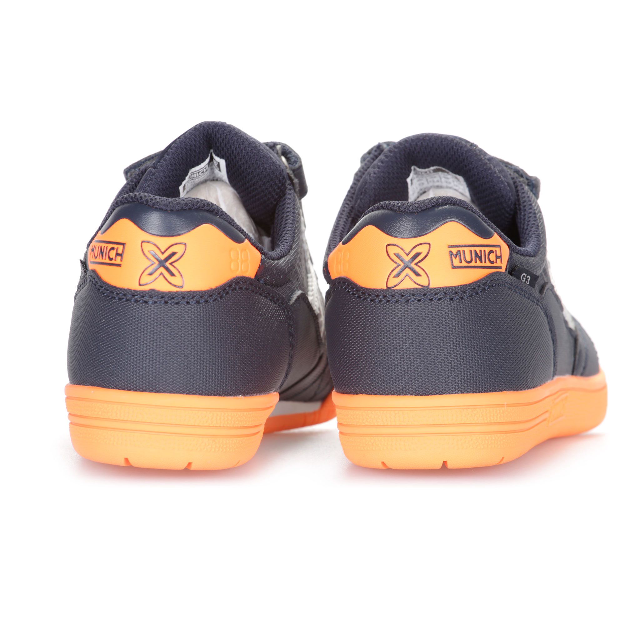 Zapatillas de Fútbol Sala G-3 Profit IN Velcro Junior Marino - Fútbol Factory