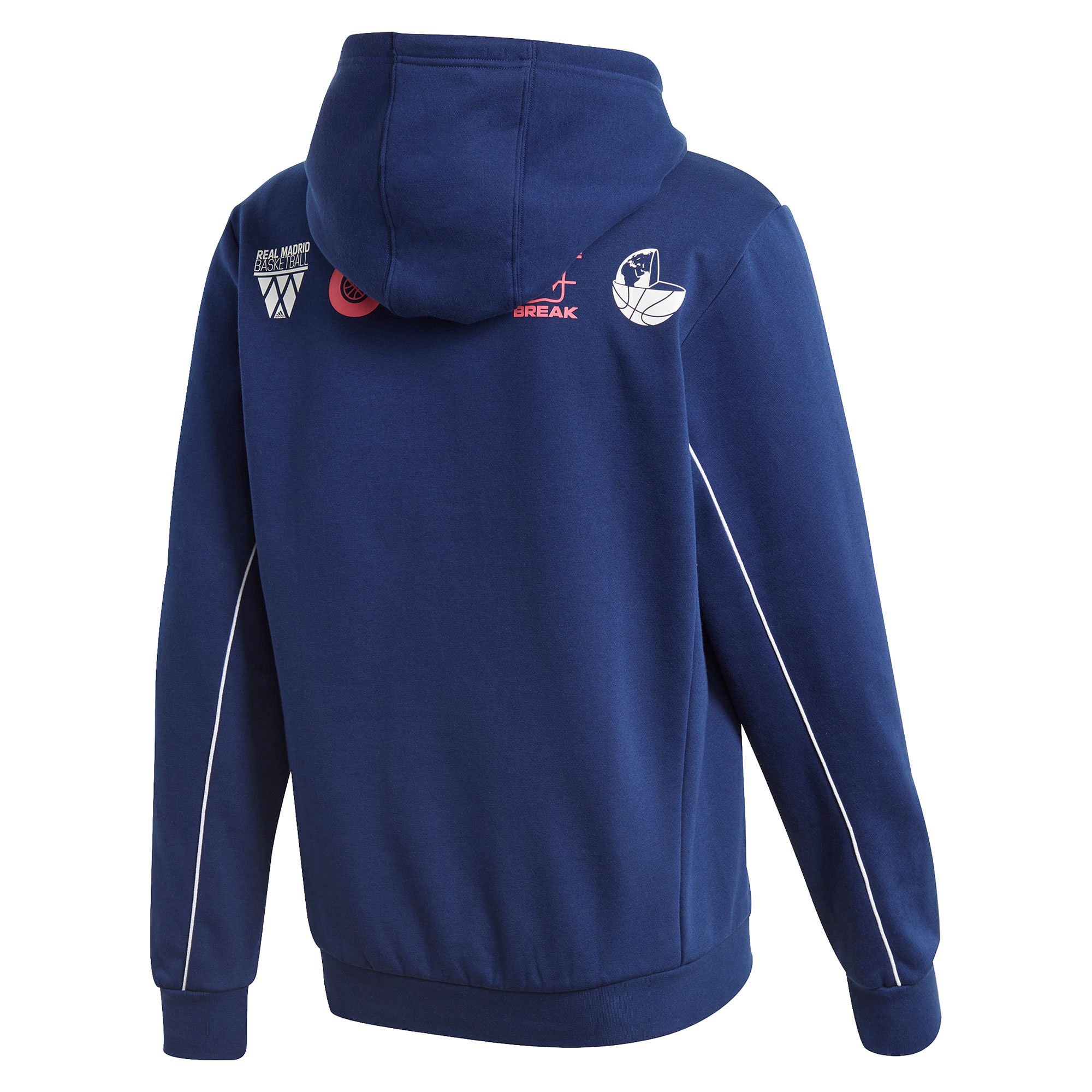 Sudadera con capucha de Paseo Real Madrid 2020/2021 Baloncesto Icons Azul - Fútbol Factory