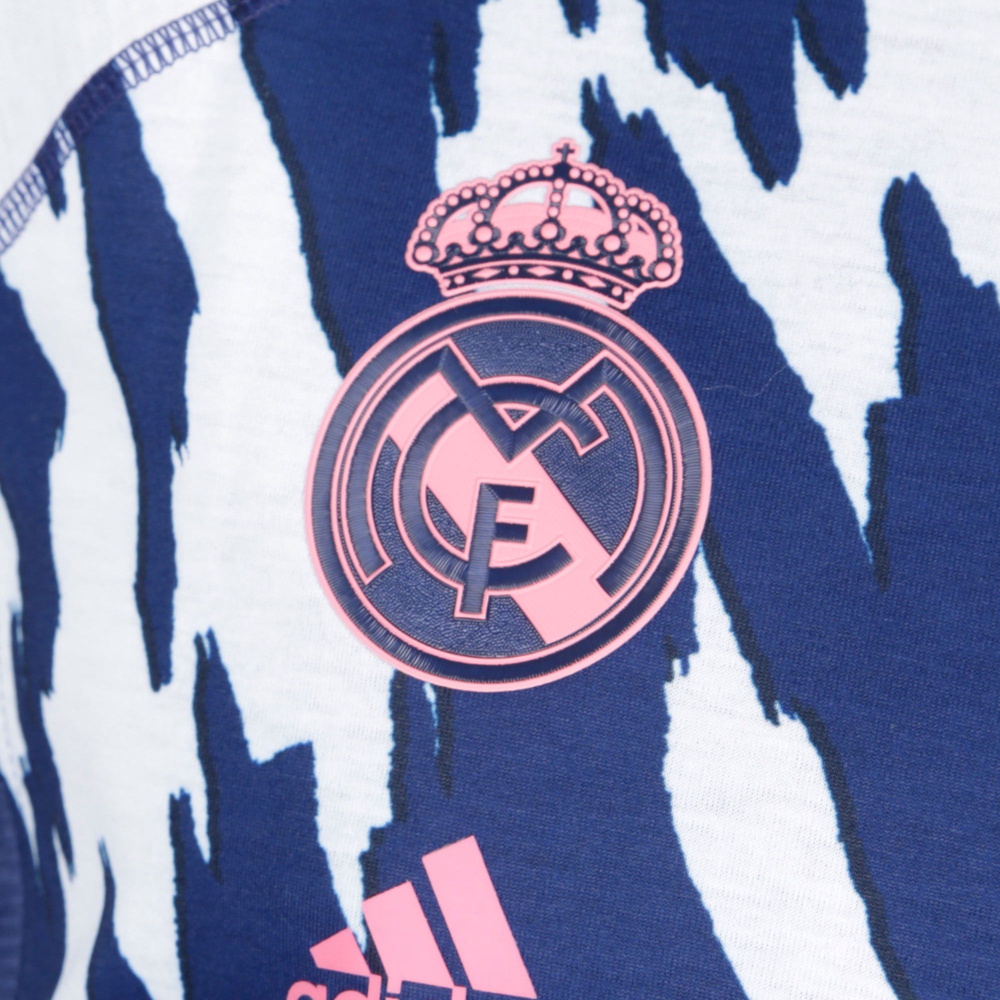 Camiseta de Calentamiento Real Madrid 2020/2021 Baloncesto Azul - Fútbol Factory