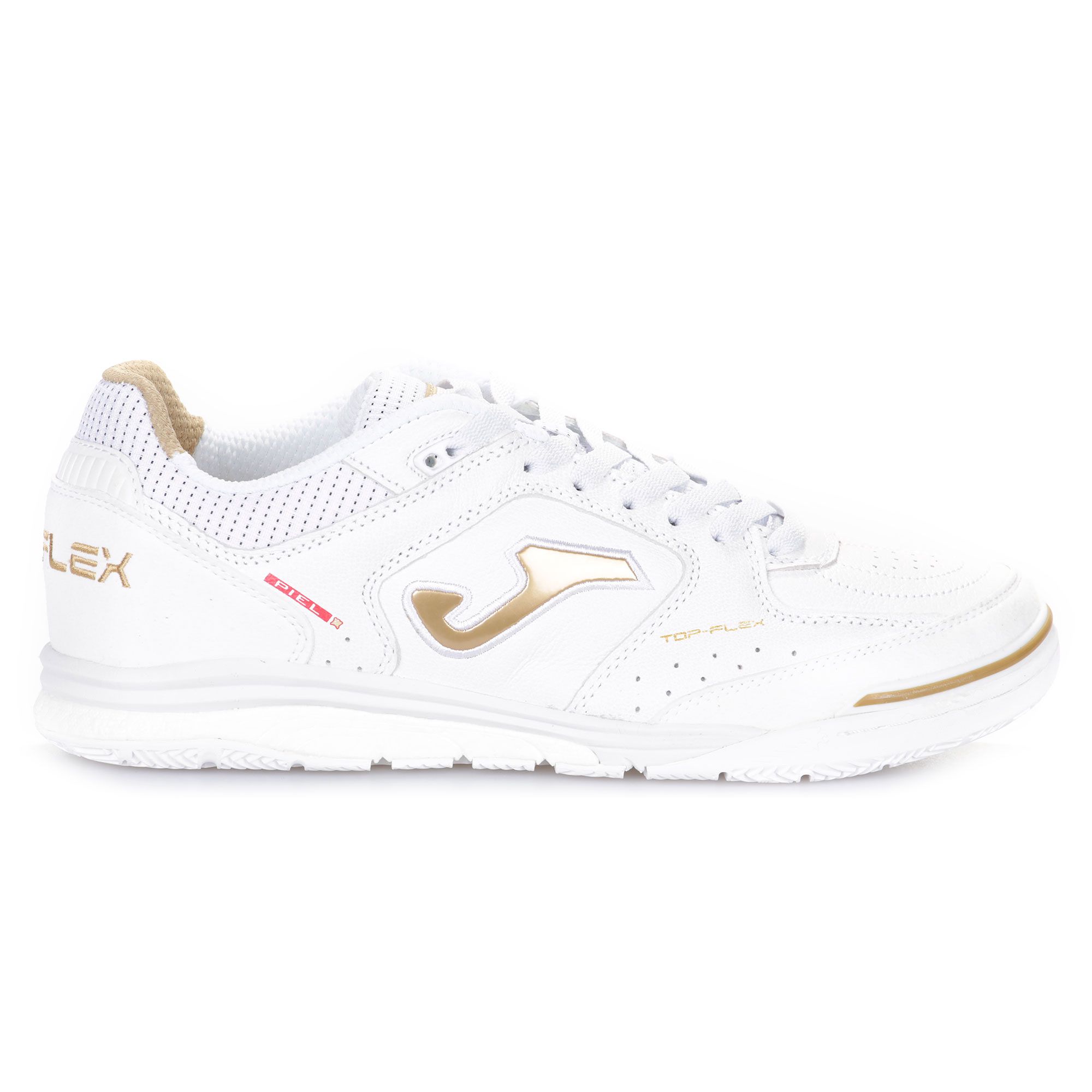 Zapatillas de Fútbol Sala Top Flex Rebound IN Blanco Dorado - Fútbol Factory