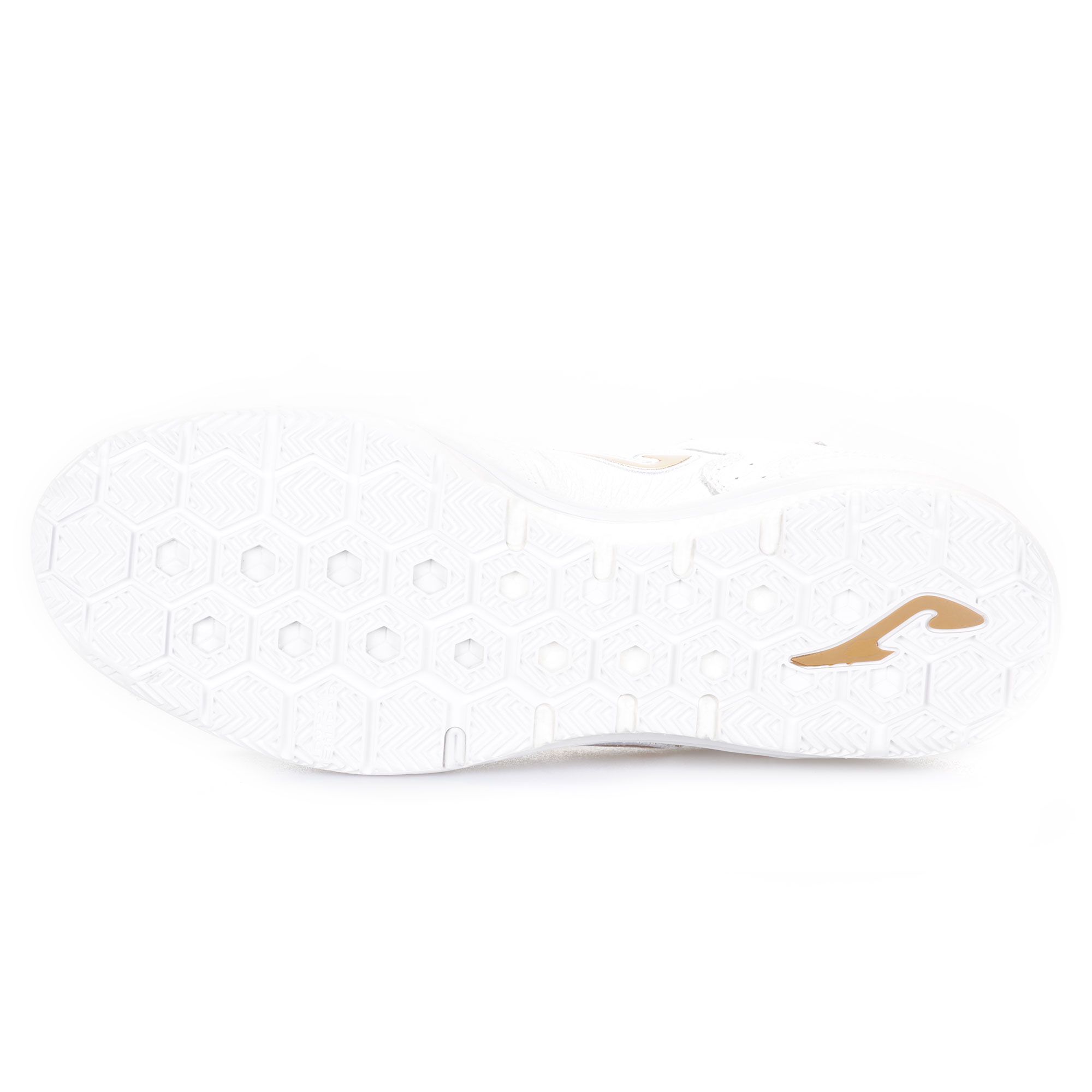Zapatillas de Fútbol Sala Top Flex Rebound IN Blanco Dorado - Fútbol Factory