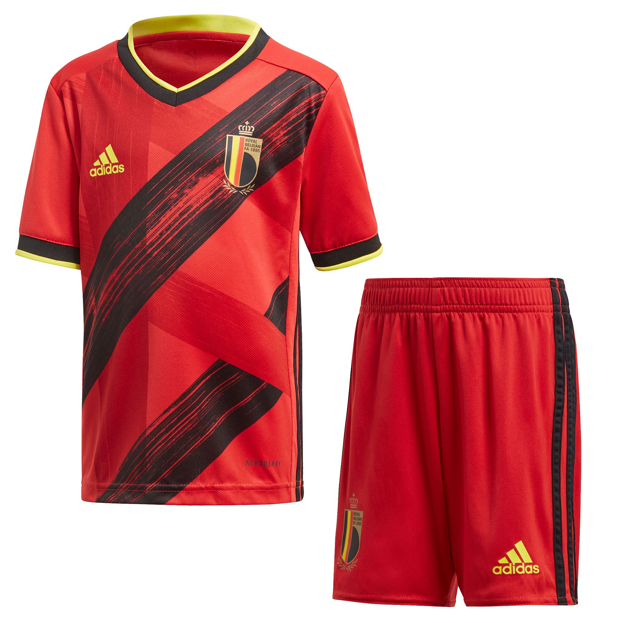 Conjunto 1ª Bélgica EURO 2021 Infantil - Fútbol Factory