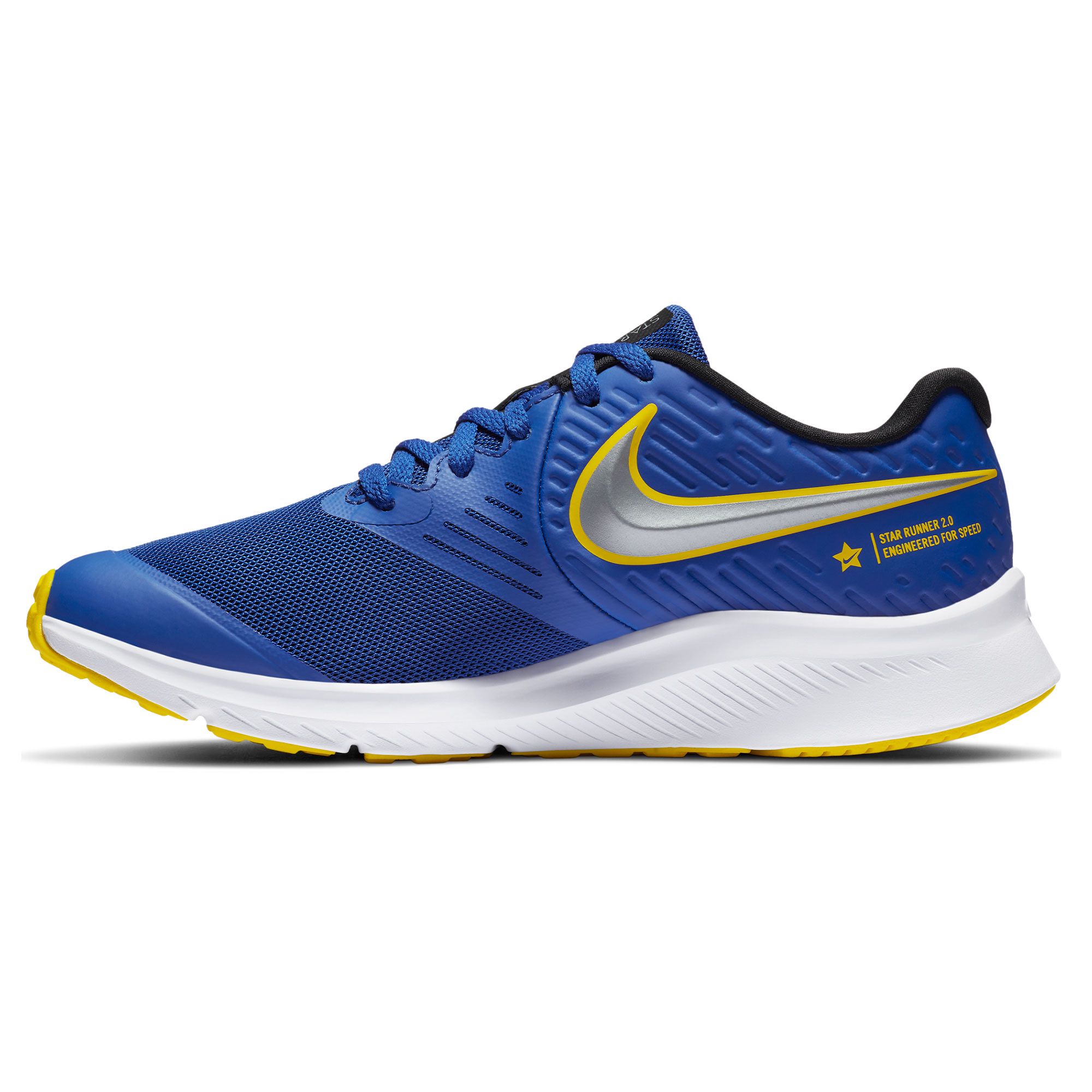 Zapatillas de Running Star Runner 2 Junior Azul Amarillo - Fútbol Factory