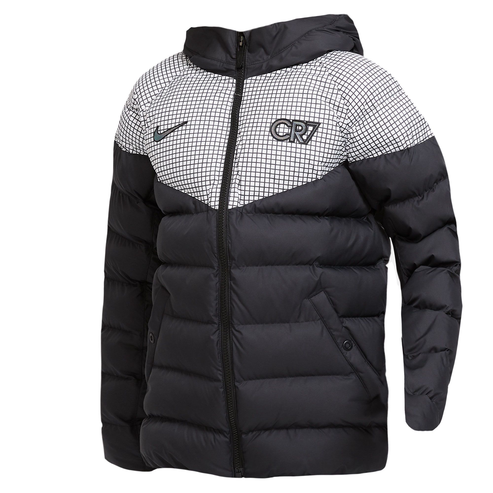 Abrigo CR7 Junior Negro - Fútbol Factory