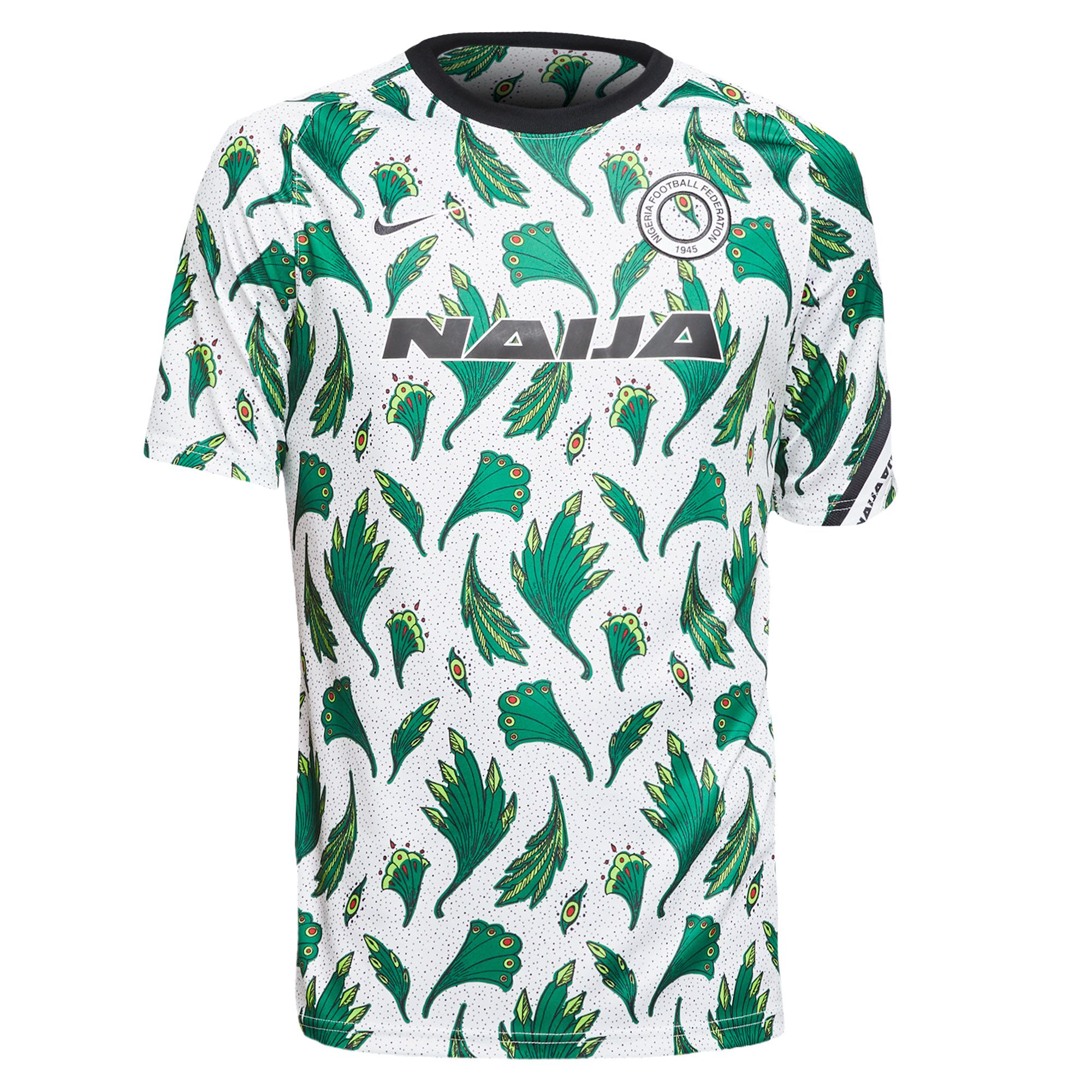 Camiseta de Calentamiento Nigeria 2020/2021 Blanco Verde - Fútbol Factory