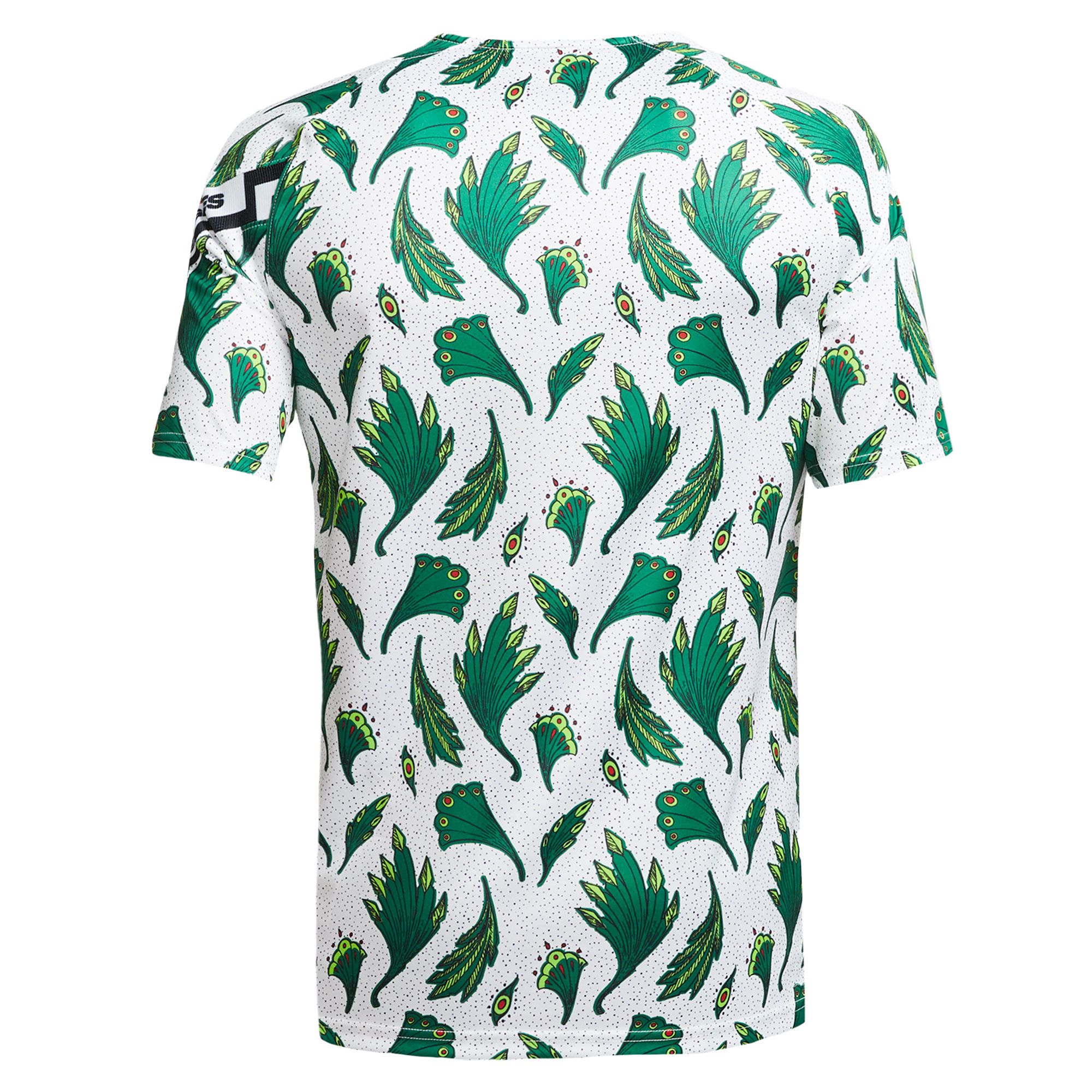 Camiseta de Calentamiento Nigeria 2020/2021 Blanco Verde - Fútbol Factory