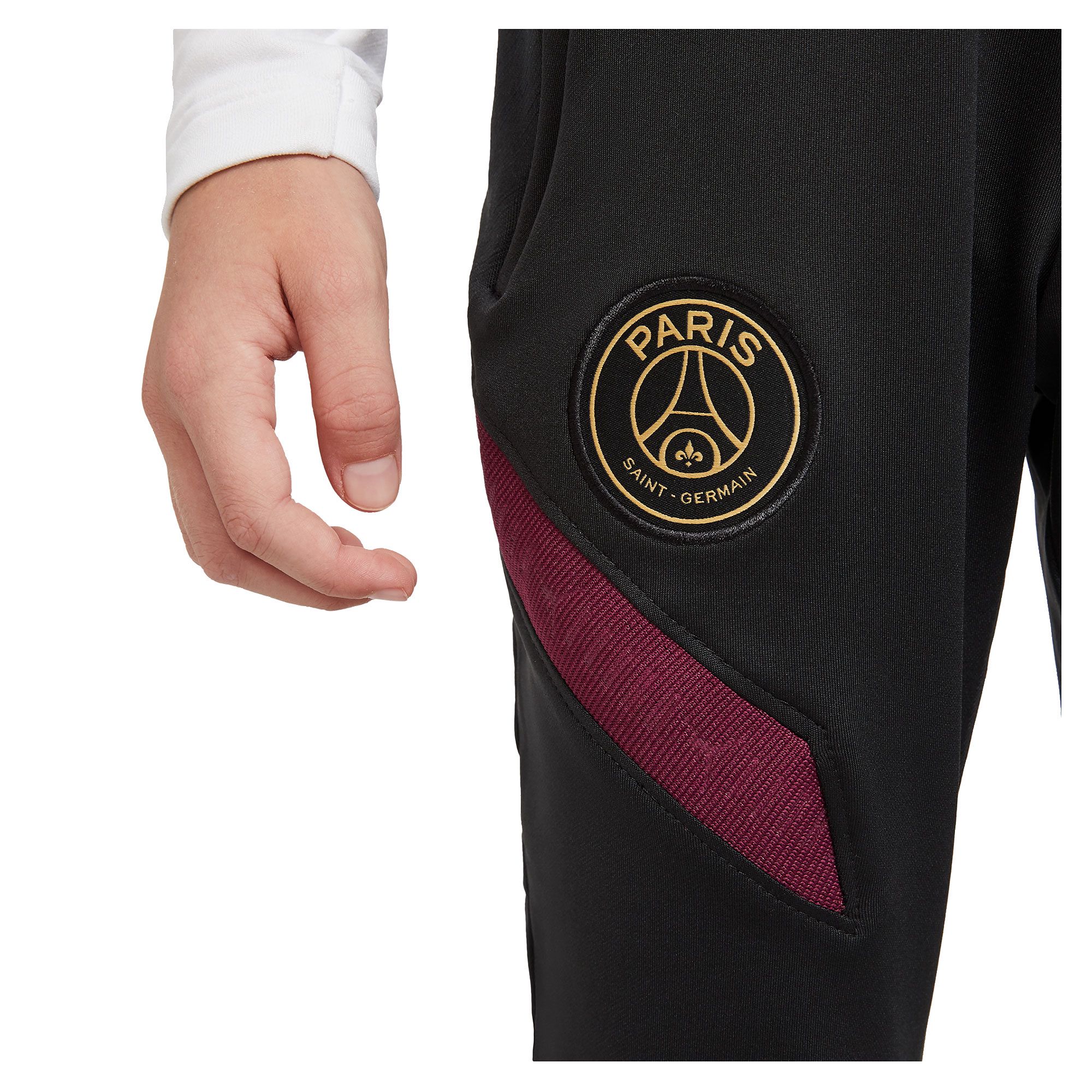 Pantalón Largo de Training PSG 2020/2021 Strike Junior Negro Granate - Fútbol Factory