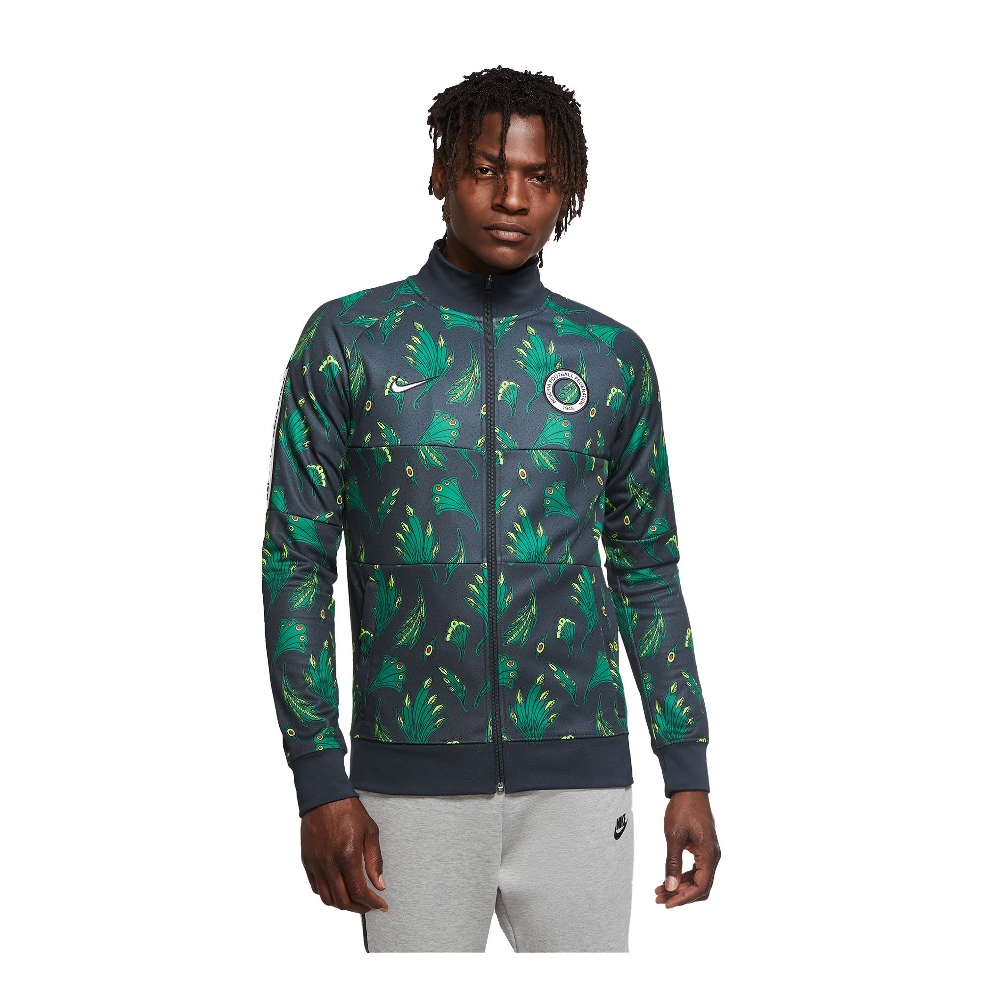 Chaqueta de Paseo Nigeria 2020/2021 ´96 Verde - Fútbol Factory