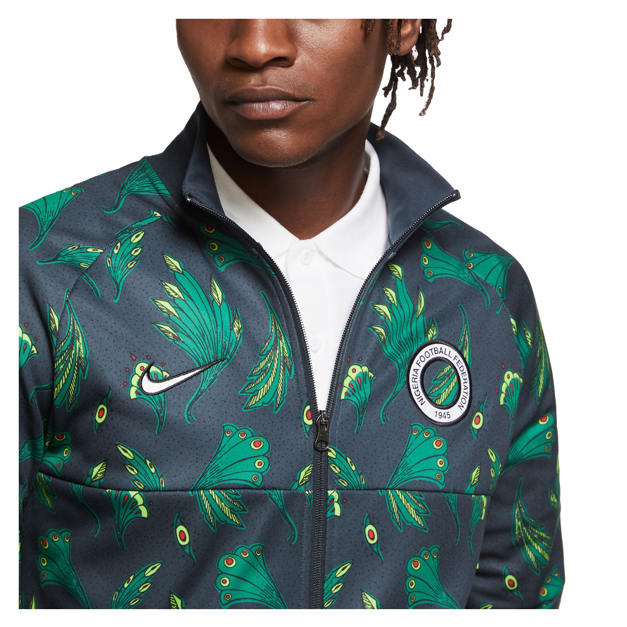 Chaqueta de Paseo Nigeria 2020/2021 ´96 Verde - Fútbol Factory
