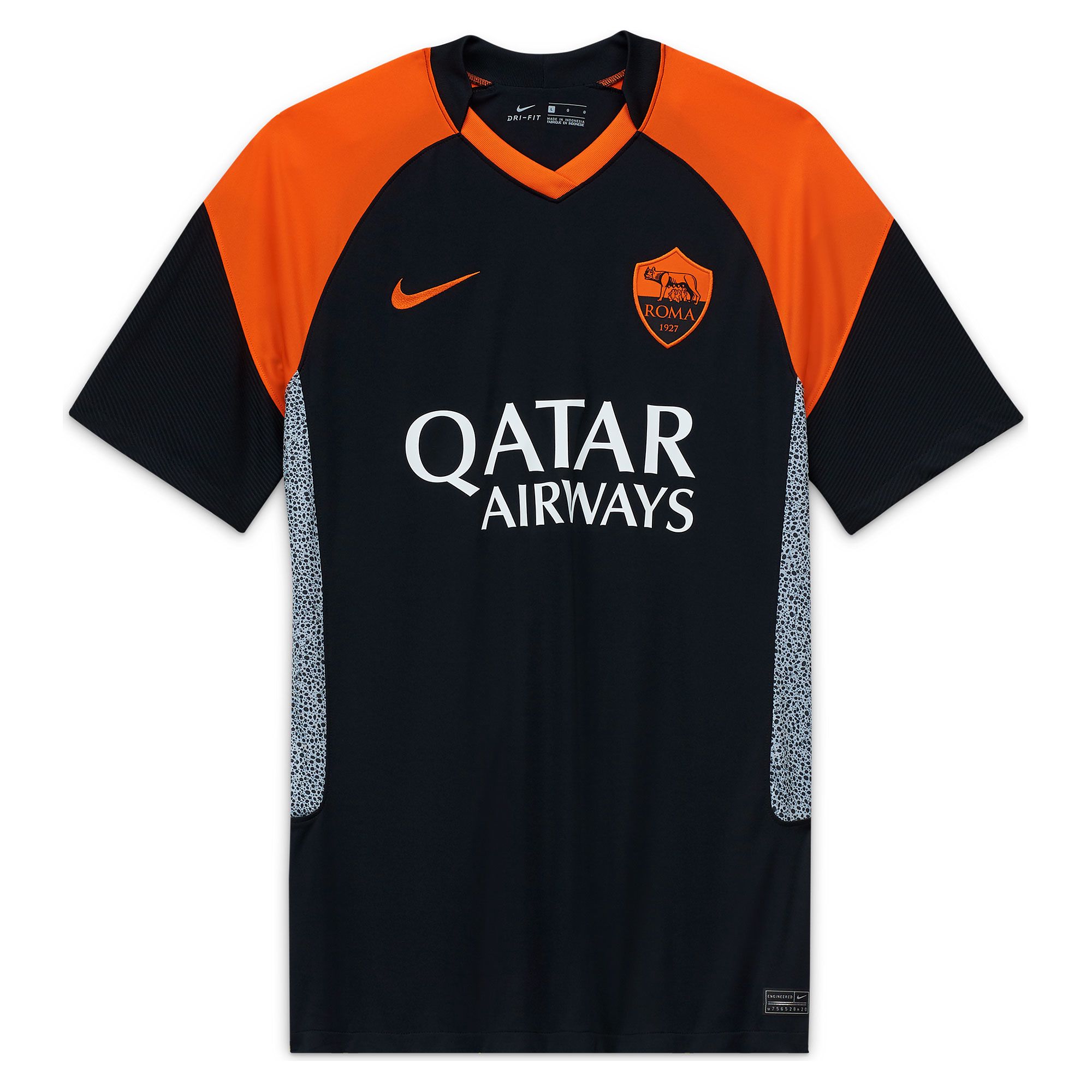 Camiseta 3ª AS Roma 2020/2021 Negro - Fútbol Factory