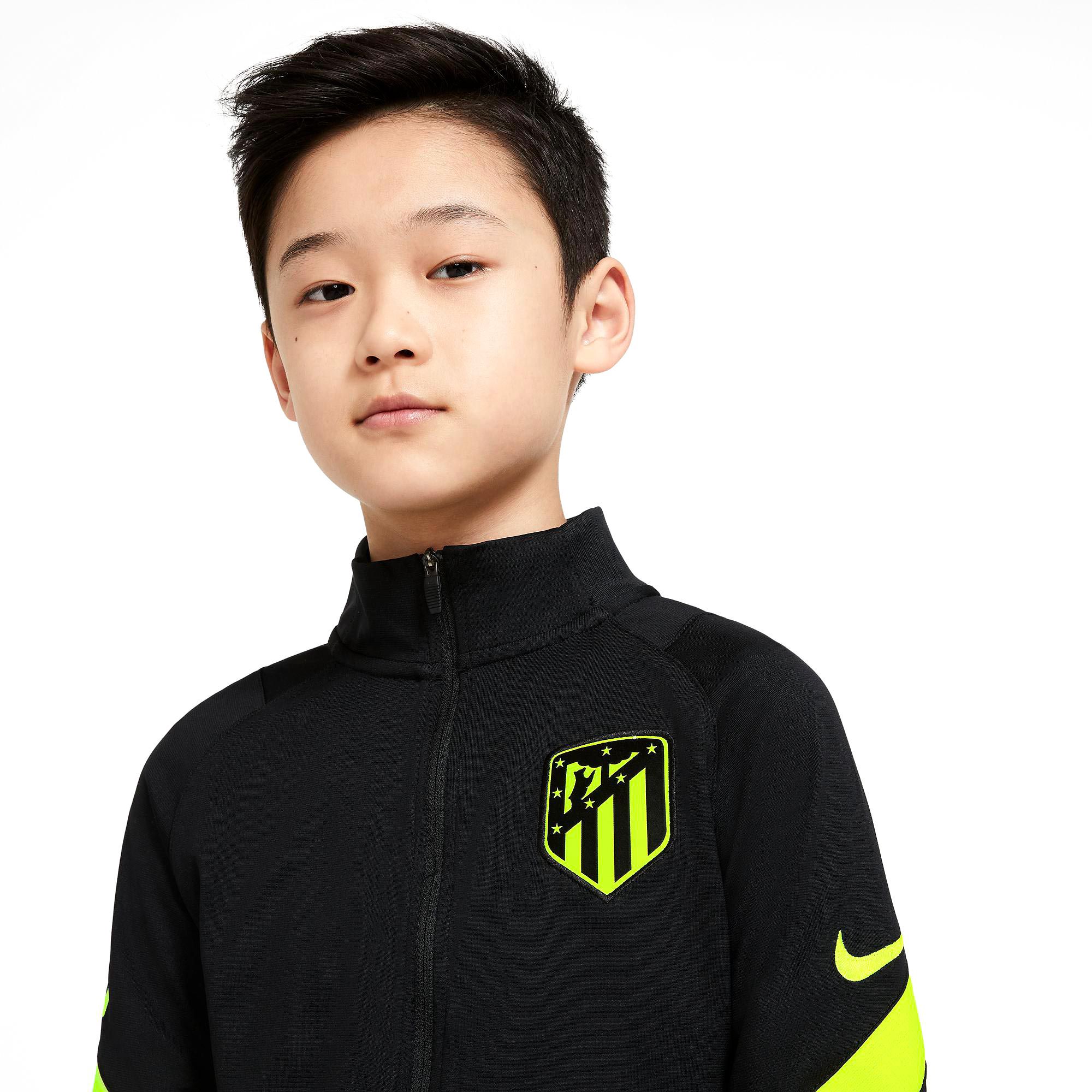 Chándal de Paseo Strike Atlético de Madrid 2020/2021 Strike Junior Negro Gris - Fútbol Factory