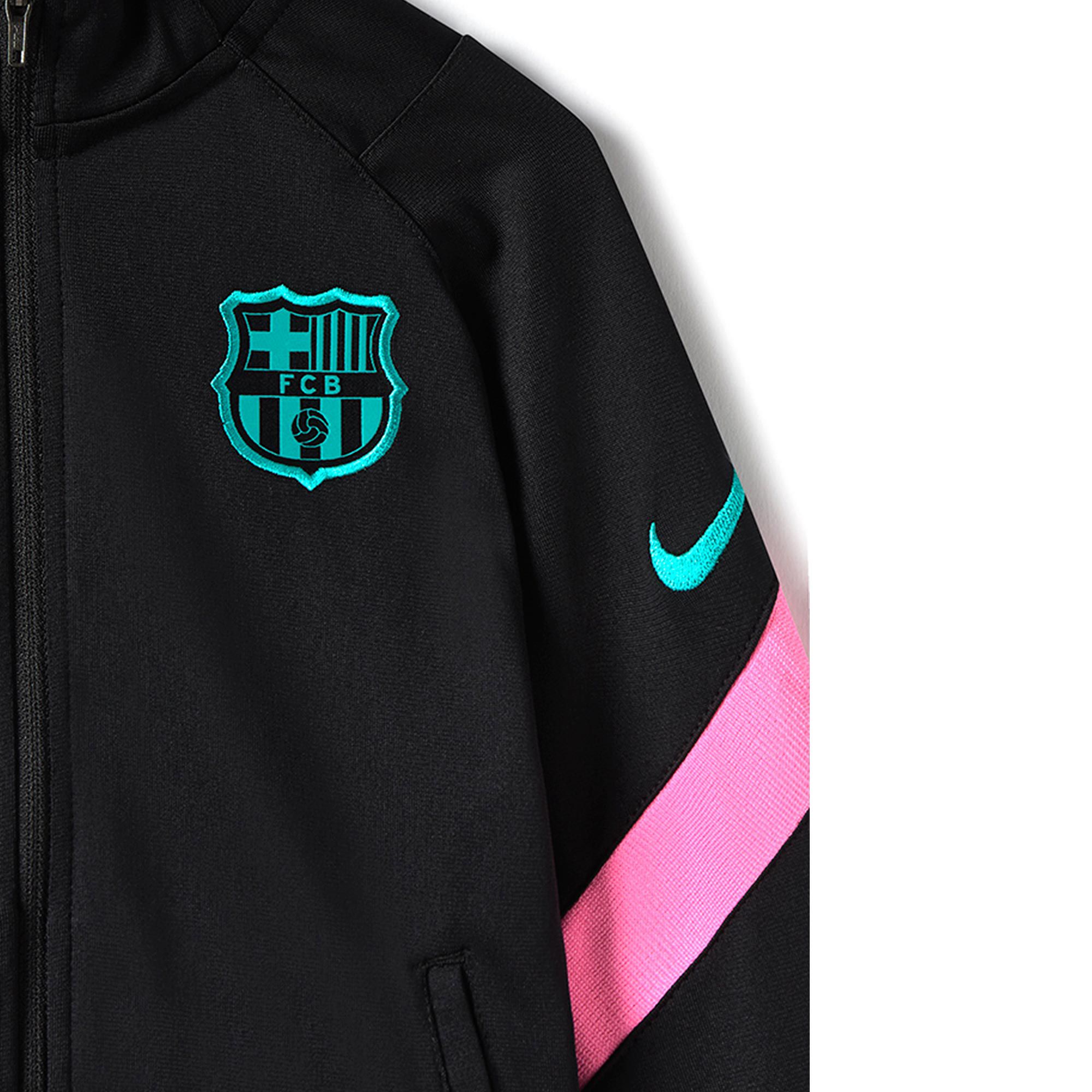 Minichándal de Training FC Barcelona 2020/2021 Strike Niño Negro Rosa - Fútbol Factory