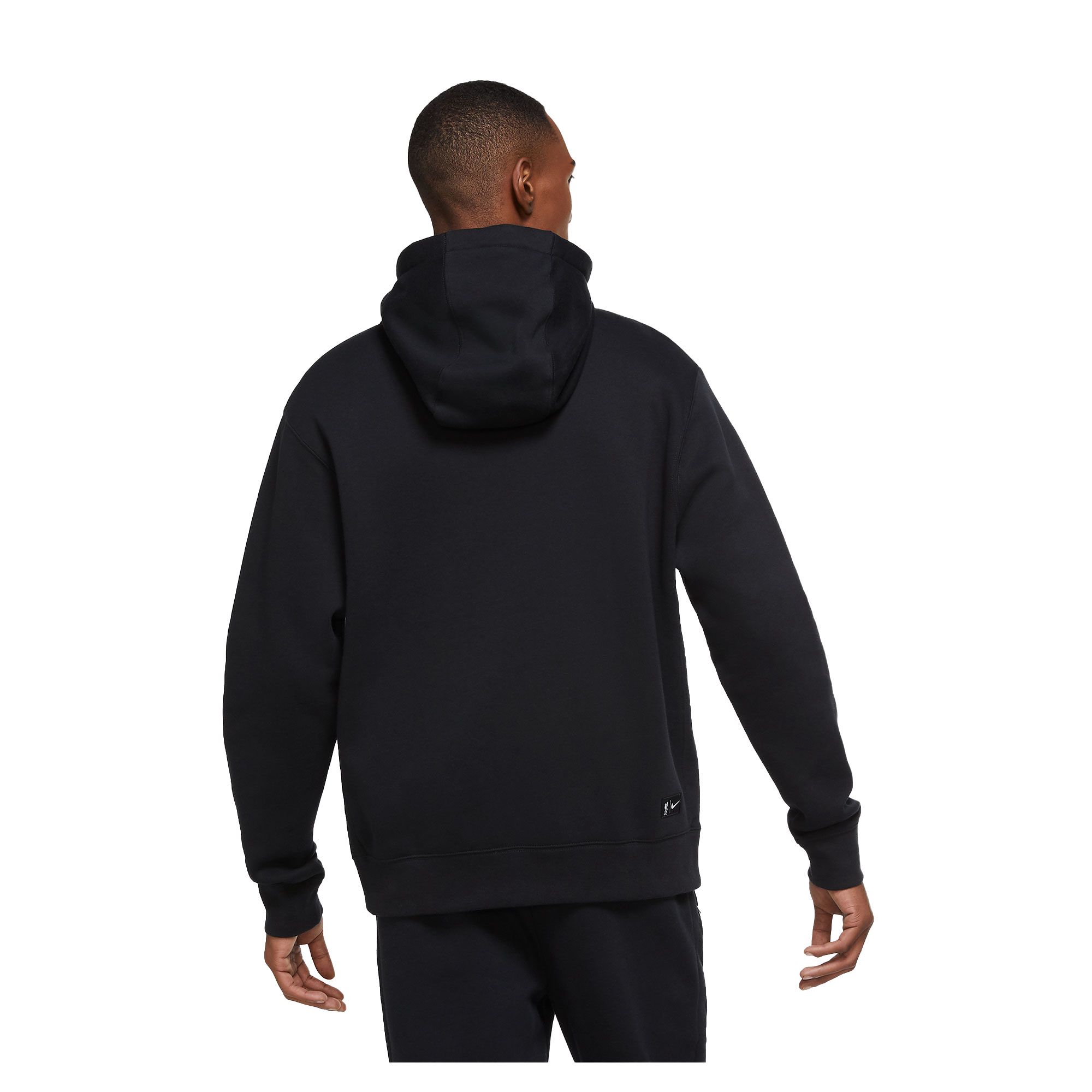 Sudadera de Paseo Liverpool FC 2020/2021 HD Negro Blanco - Fútbol Factory