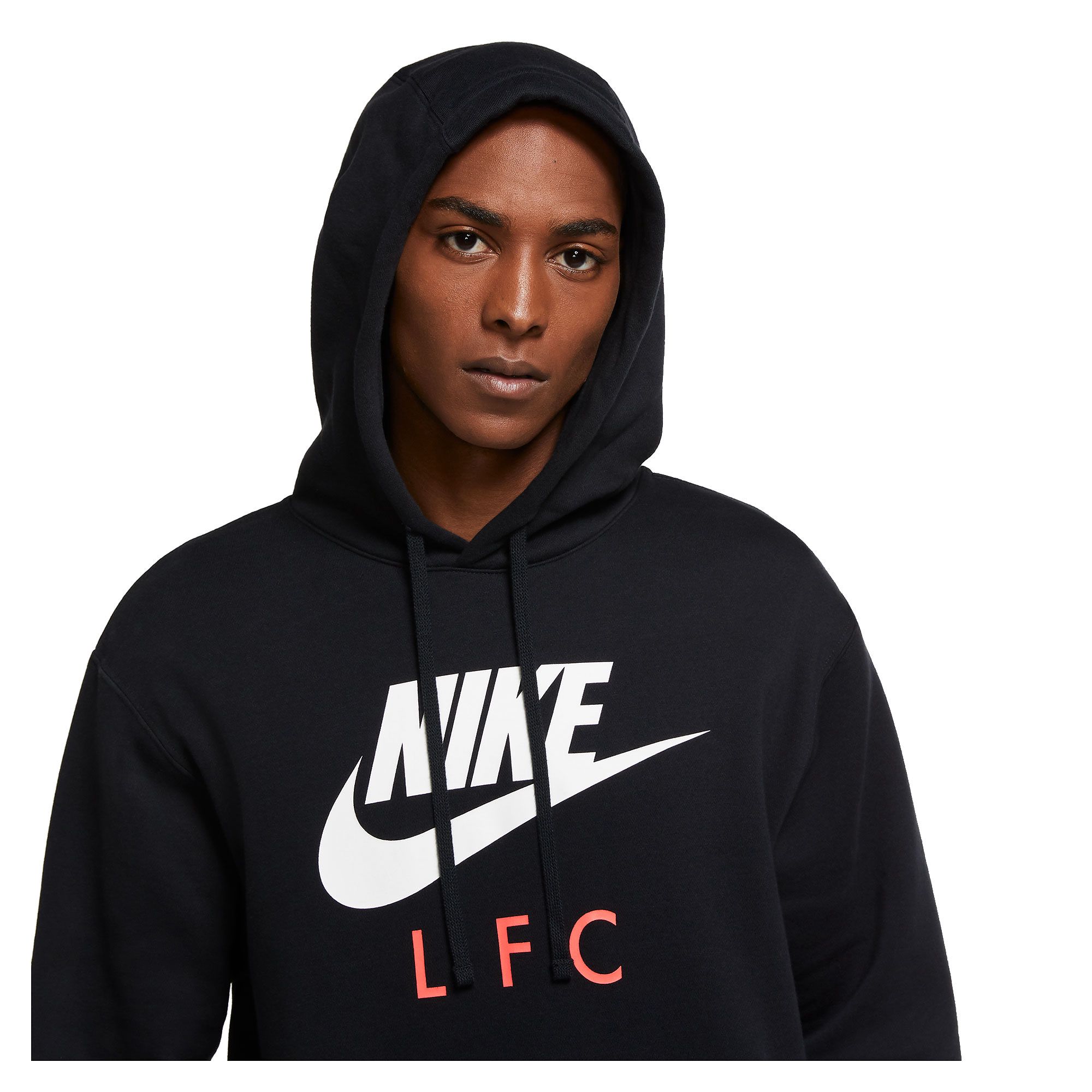 Sudadera de Paseo Liverpool FC 2020/2021 HD Negro Blanco - Fútbol Factory