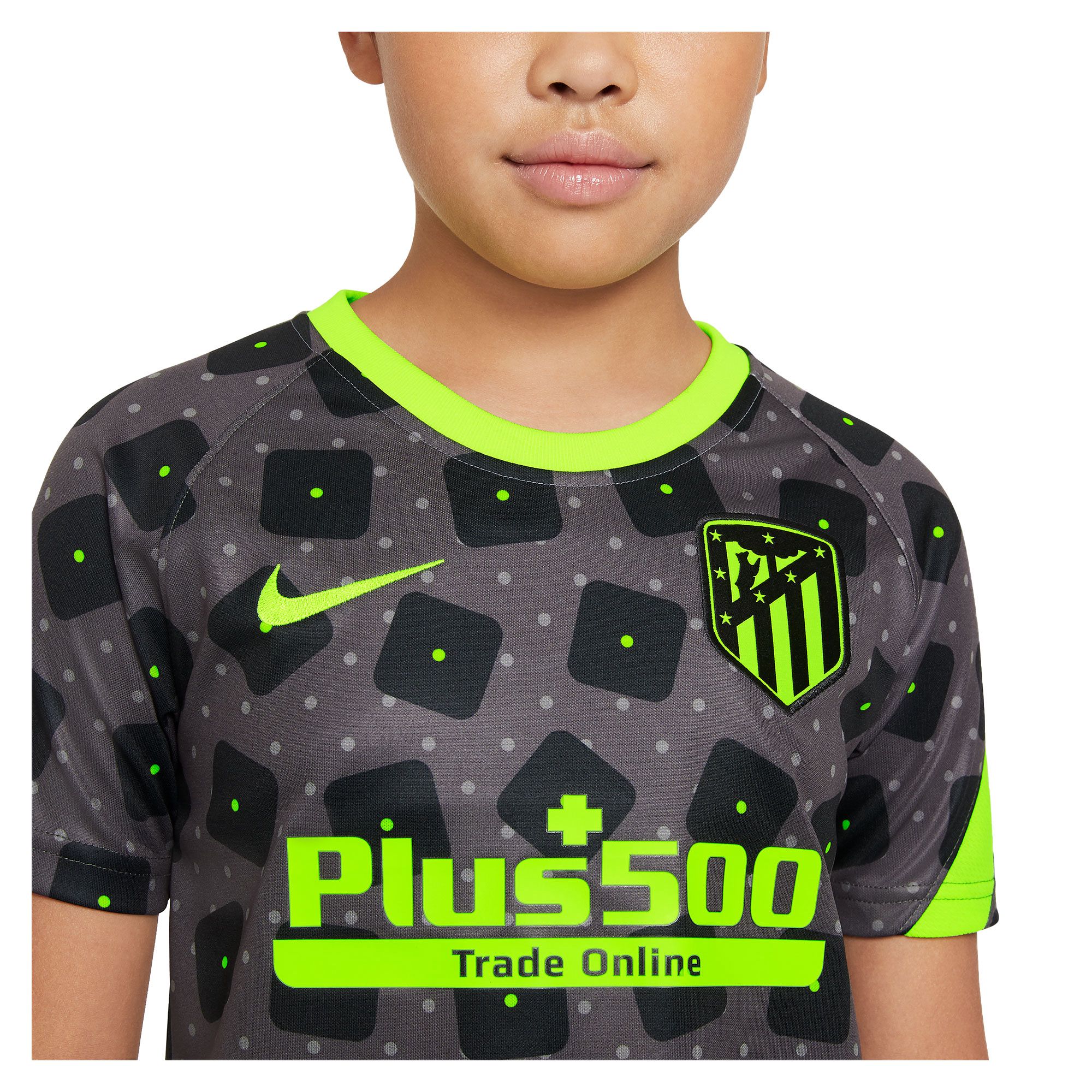 Camiseta de Calentamiento Atlético de Madrid 2020/2021 Junior Gris - Fútbol Factory
