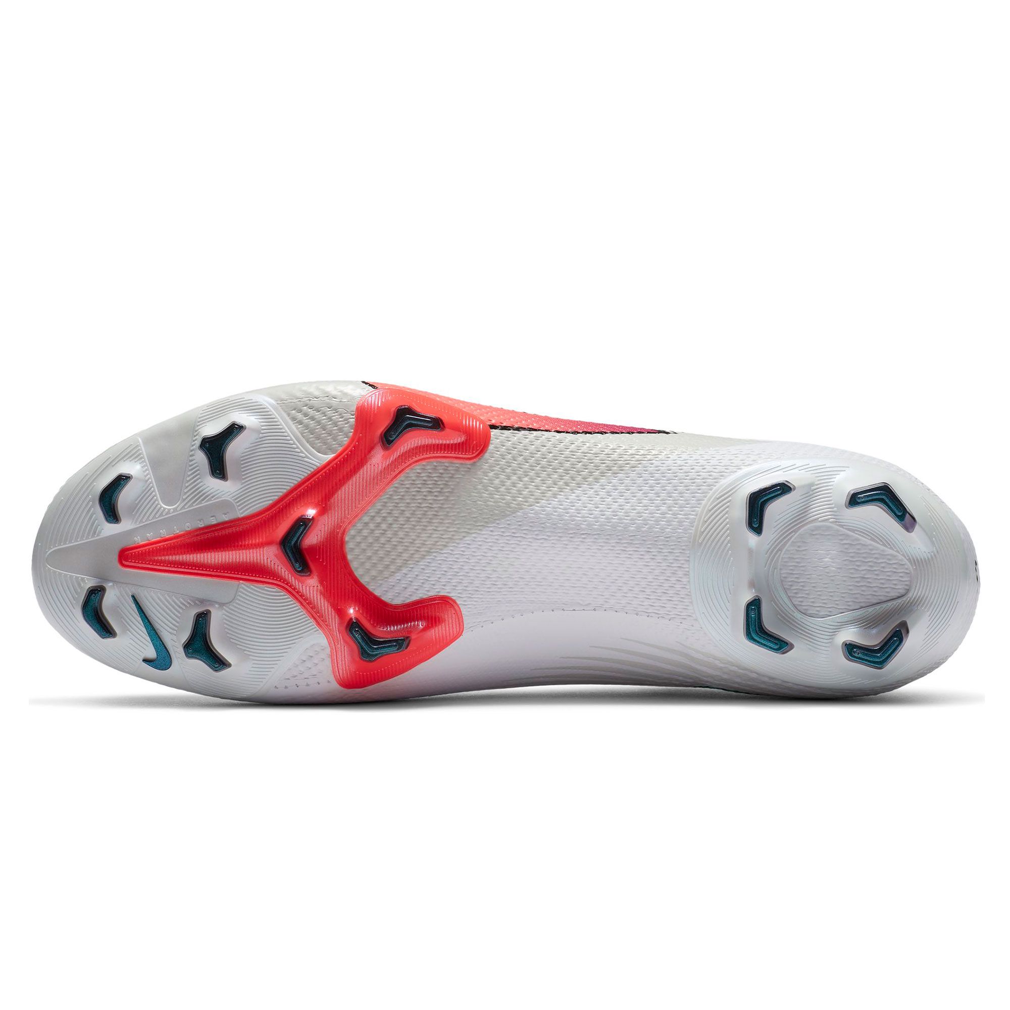 Botas de fútbol Nike Mercurial Vapor 13 Pro FG Blanco Rojo - Fútbol Factory