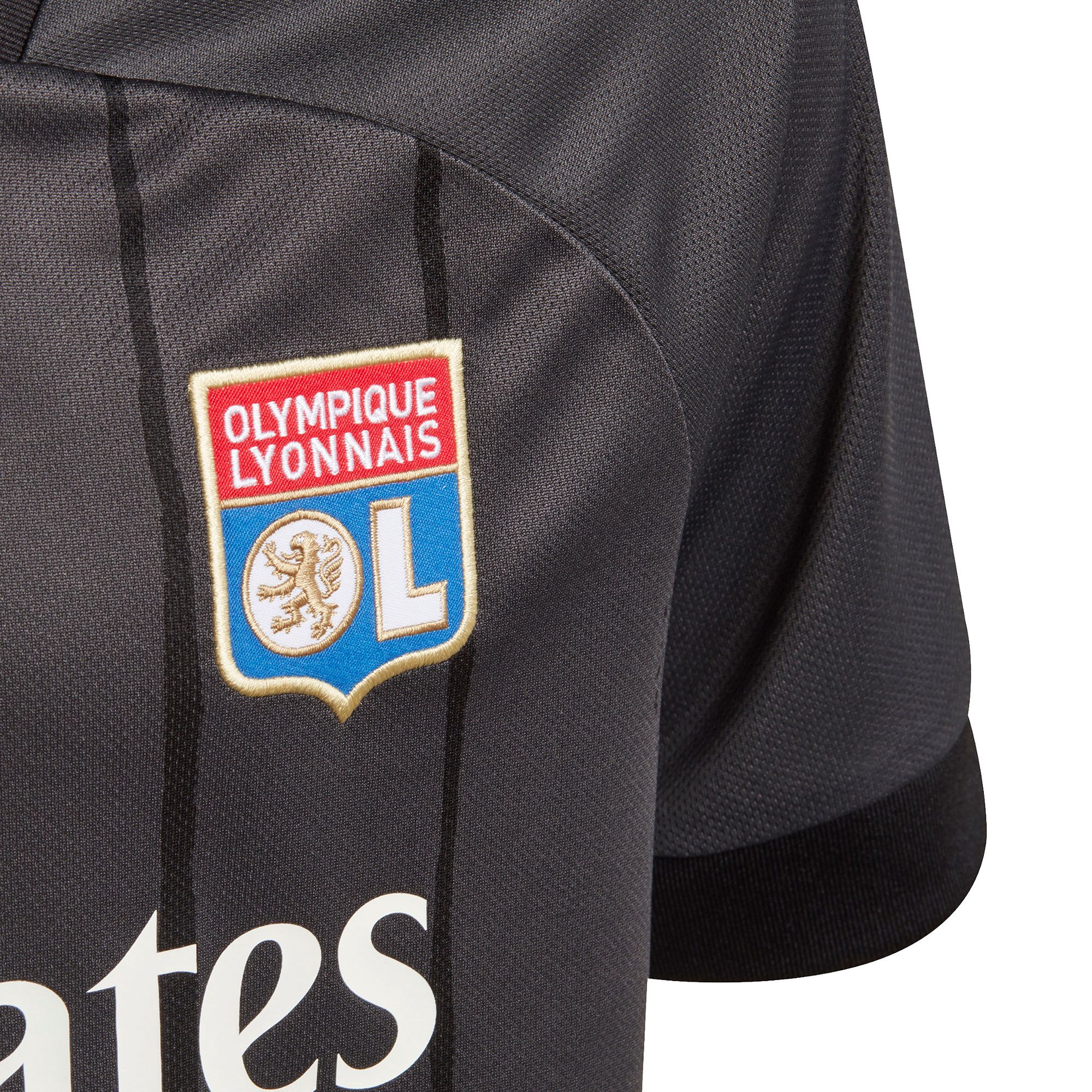 Camiseta 2ª Olympique Lyon 2020/2021 Junior Negro - Fútbol Factory