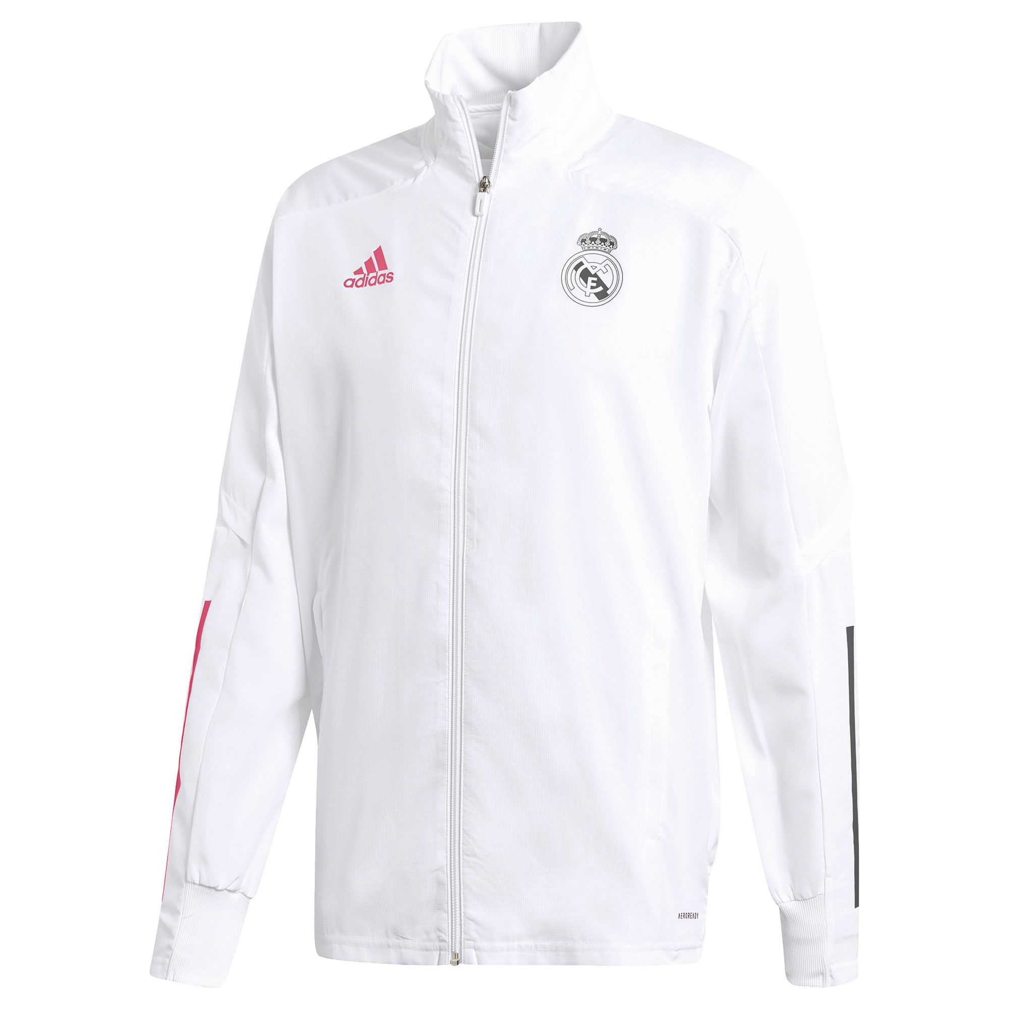 Chaqueta de Prepartido Real Madrid 2020/2021 Blanco - Fútbol Factory