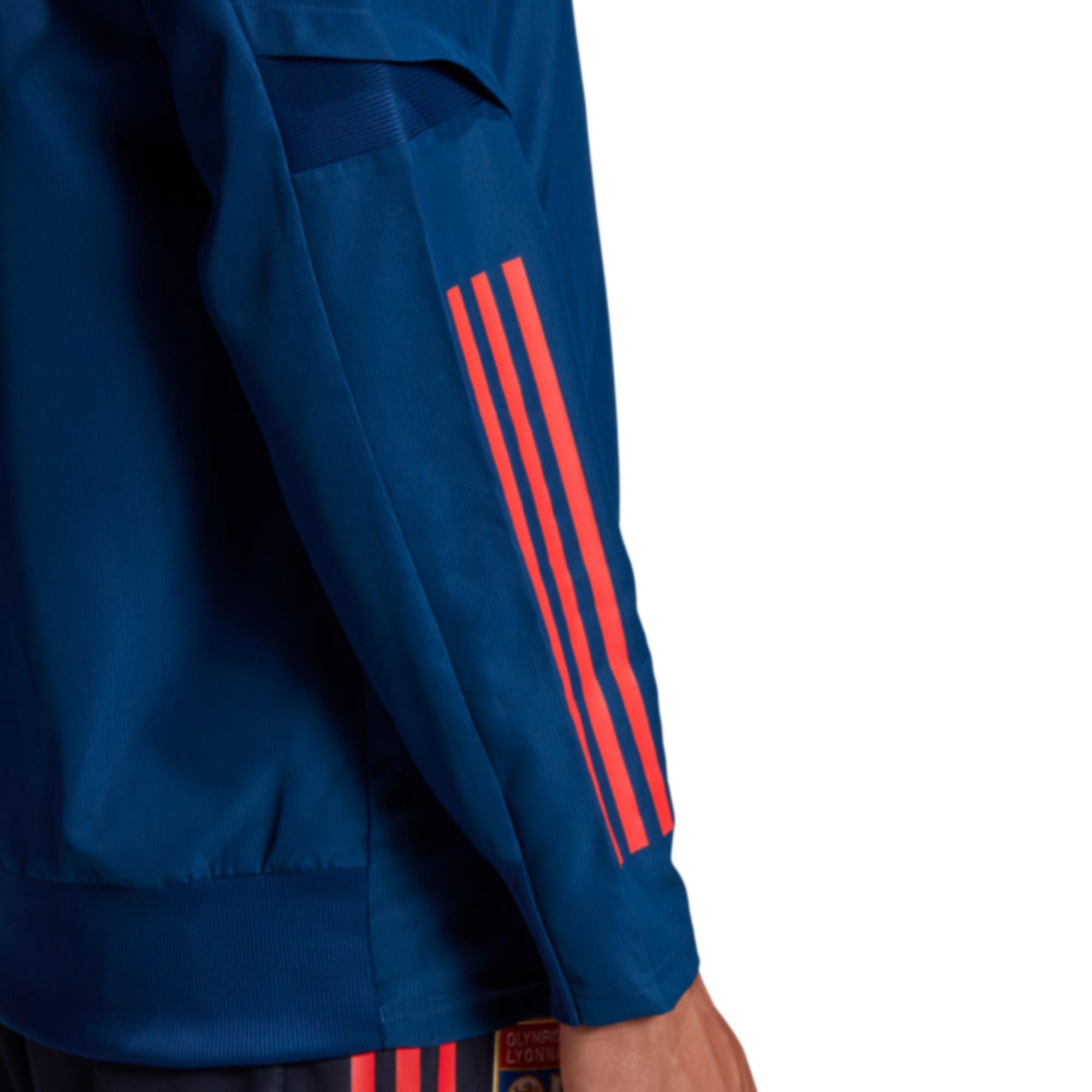 Chaqueta de Prepartido Olympique Lyon 2020/2021 Azul - Fútbol Factory