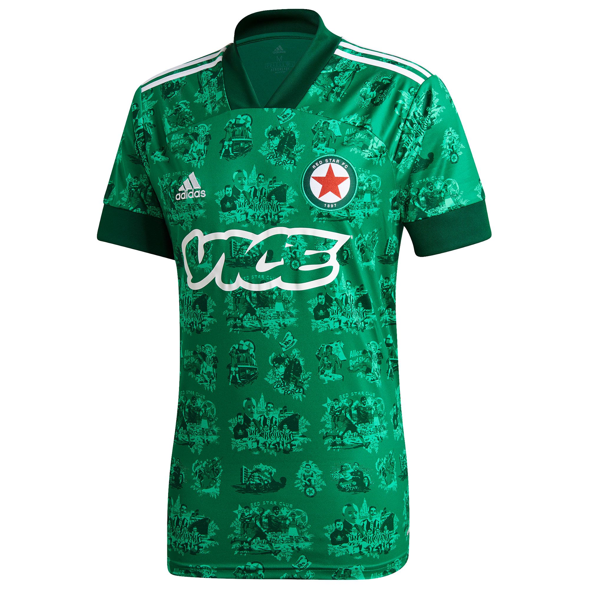 Camiseta 1ª Red Star FC 2020/2021 Verde Camiseta 1ª Red Star FC 2020/2021 Verde - Fútbol Factory