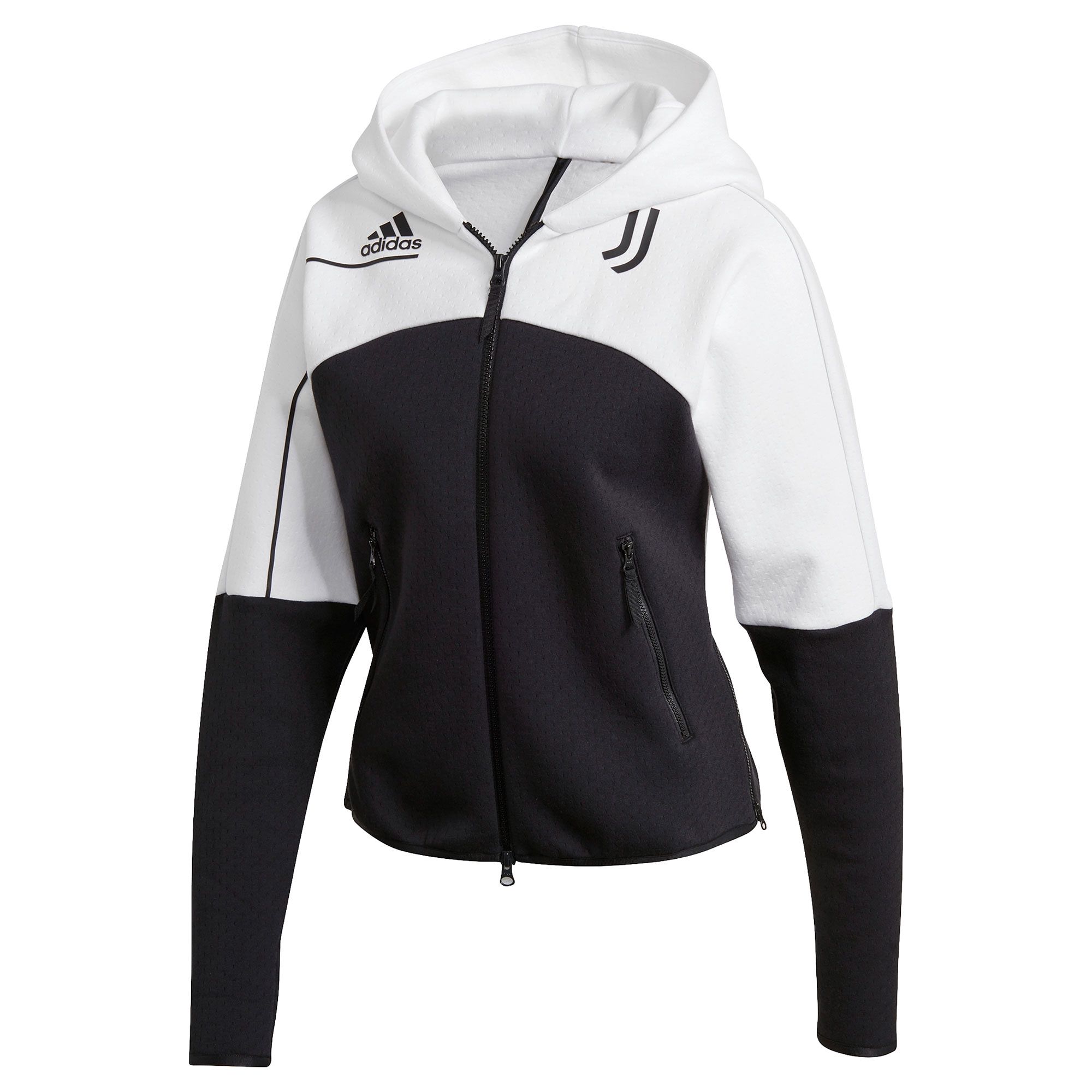 Chaqueta Prepartido Juventus FC 2020/2021 ZNE Mujer Negro Blanco - Fútbol Factory