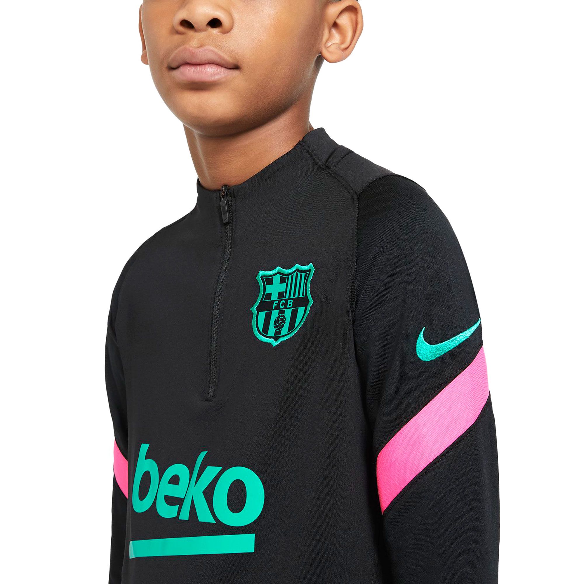 Sudadera de Training FC Barcelona 2020 2021 Strike Junior Negro