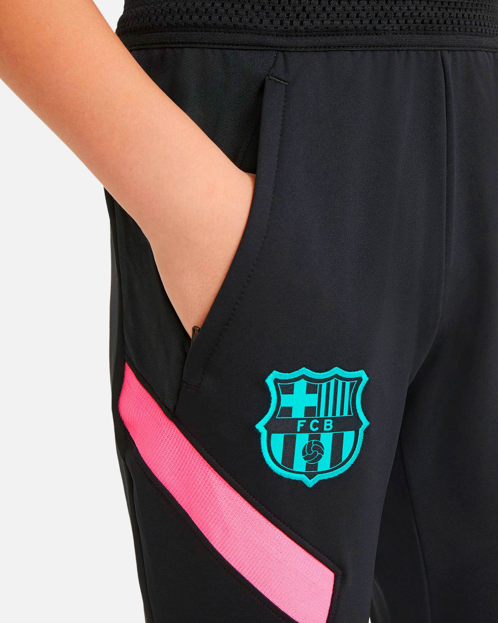 Pantalon Largo de Training FC Barcelona 2020 2021 Strike Junior Negro