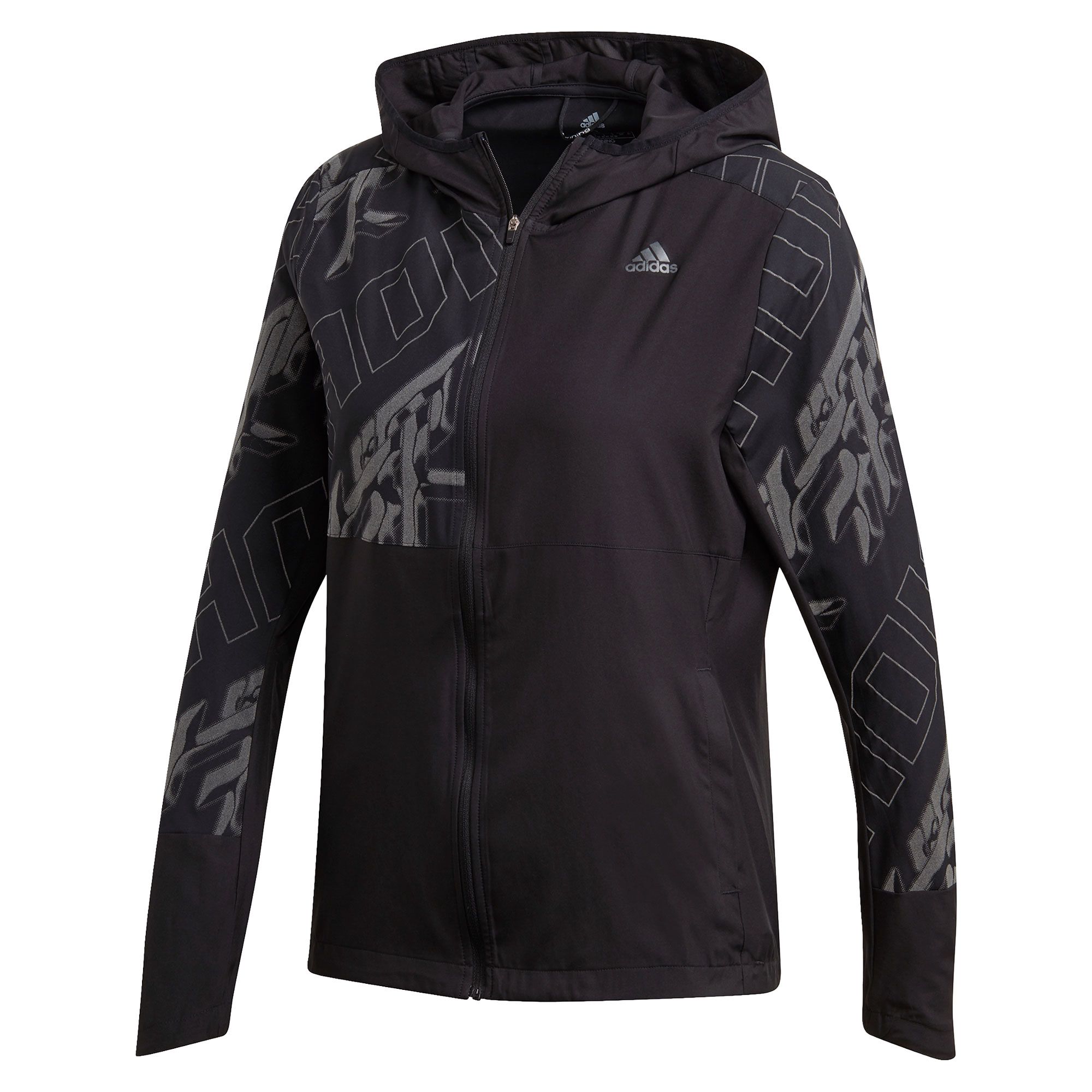 Chaqueta de Running Own The Run Mujer Negro - Fútbol Factory