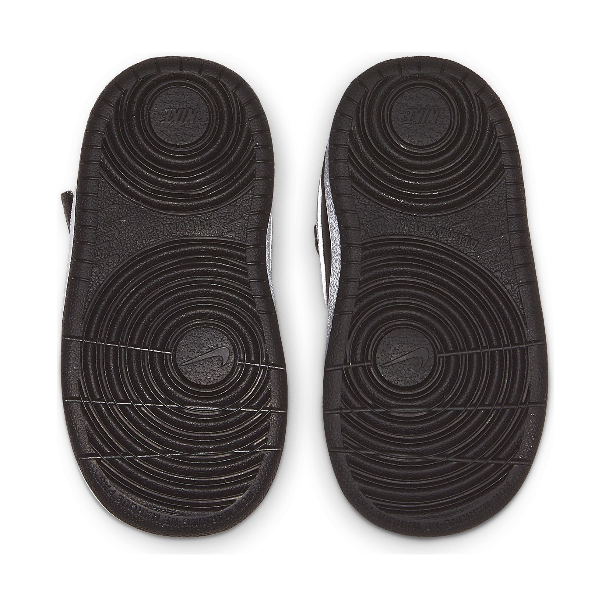 Zapatillas de Paseo Court Borough Bebé Negro - Fútbol Factory