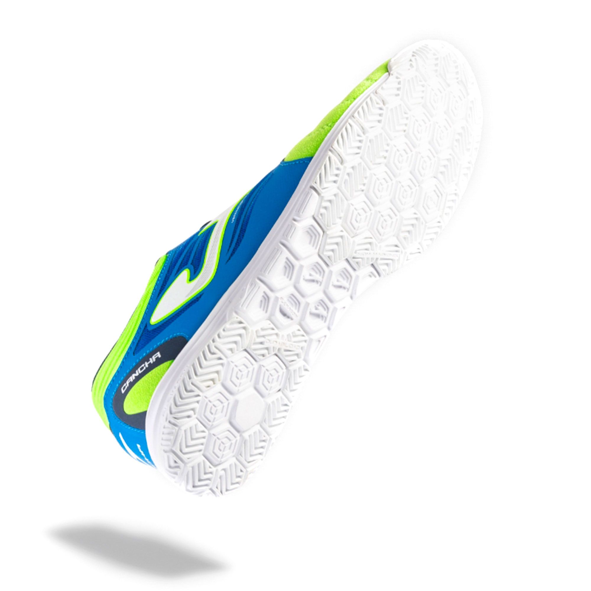 Zapatillas de Fútbol Sala Cancha IN Flúor Azul - Fútbol Factory