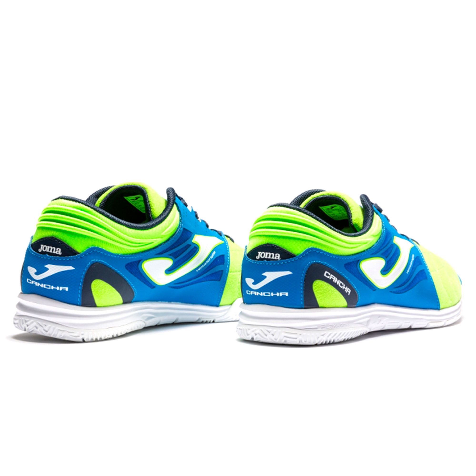 Zapatillas de Fútbol Sala Cancha IN Flúor Azul - Fútbol Factory