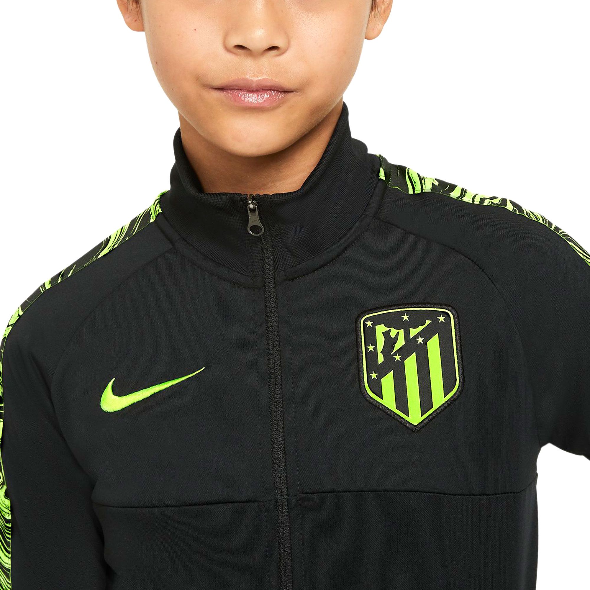 Chaqueta de Paseo Atlético de Madrid 2020/2021 ´96 Junior Negro Flúor