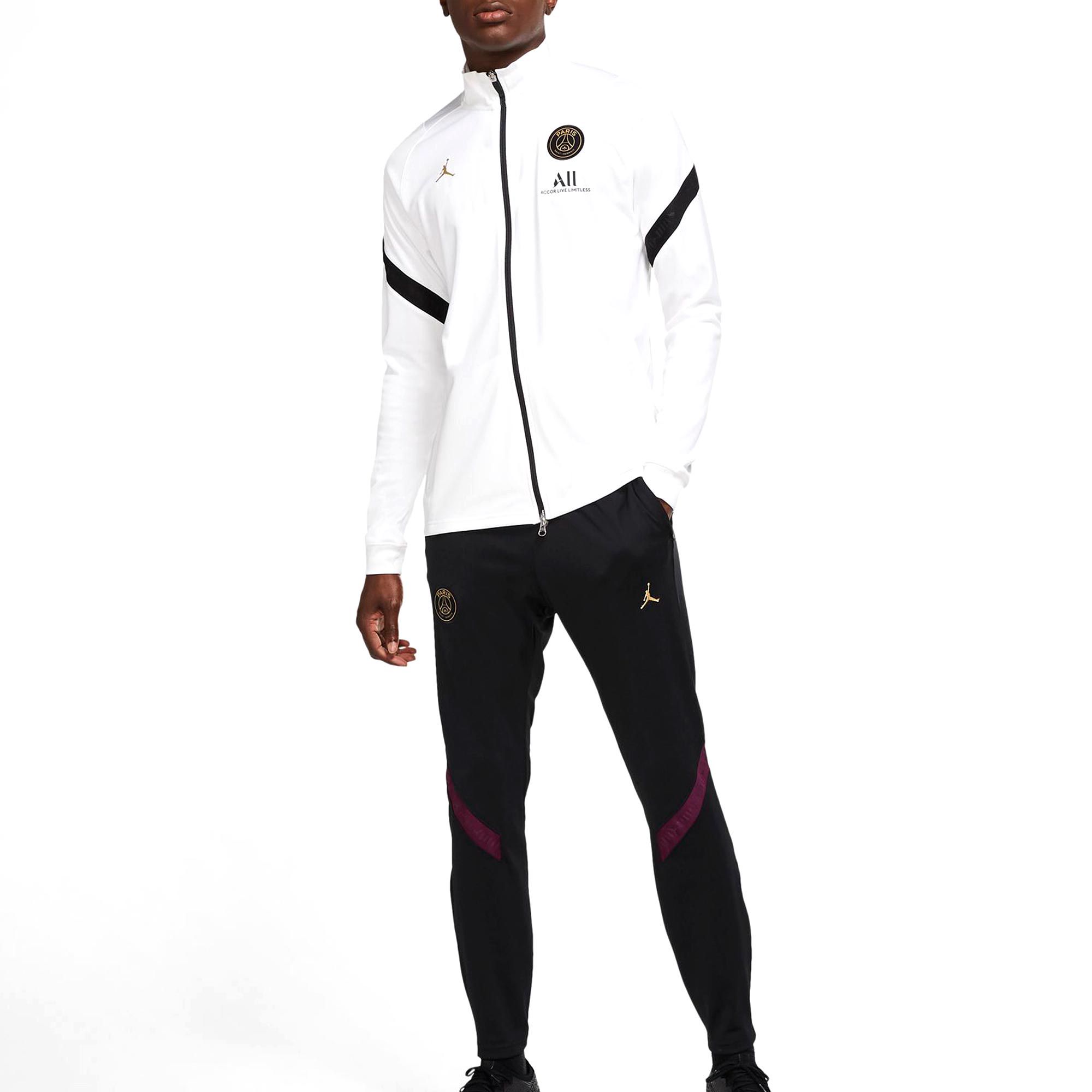 Chándal de Training Strike PSG 2020/2021 Jordan Air Strike Blanco Negro - Fútbol Factory