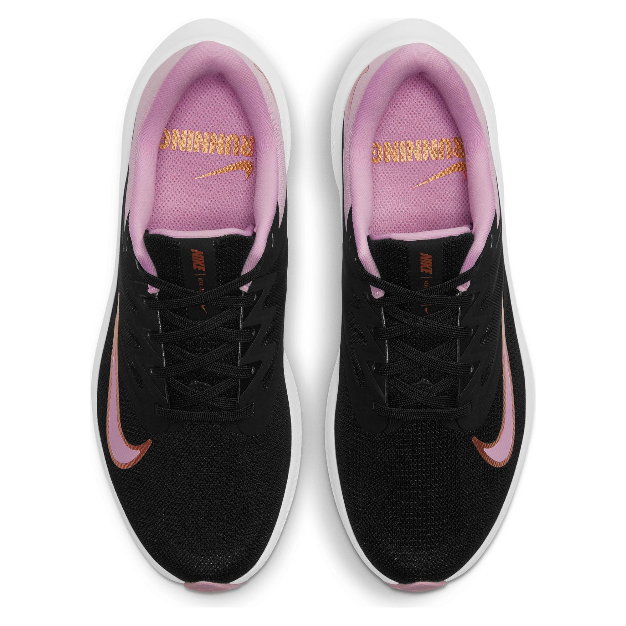 Zapatillas de Running Quest 3 Mujer Negro Blanco - Fútbol Factory