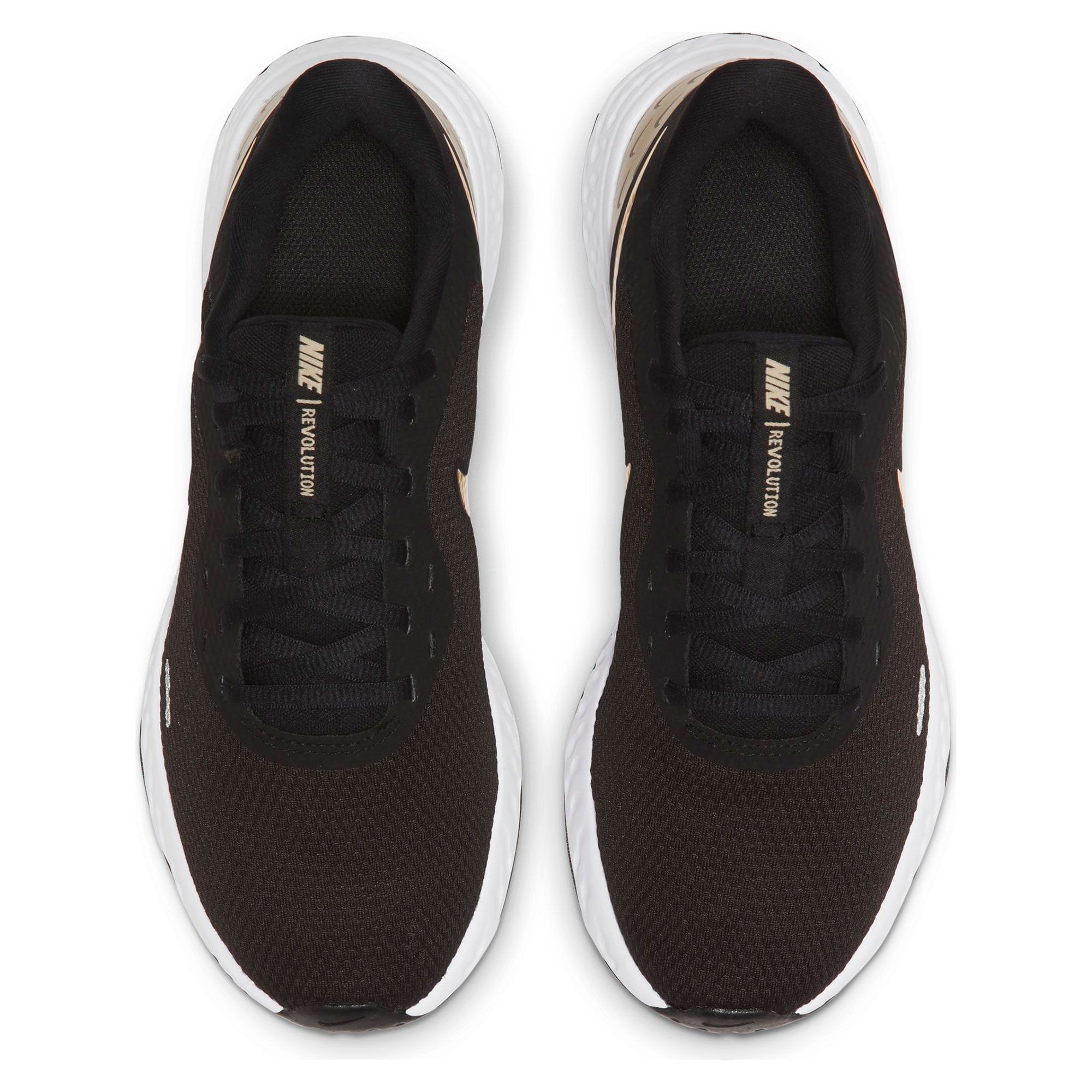 Zapatillas de Running Revolution 5 Mujer Negro - Fútbol Factory