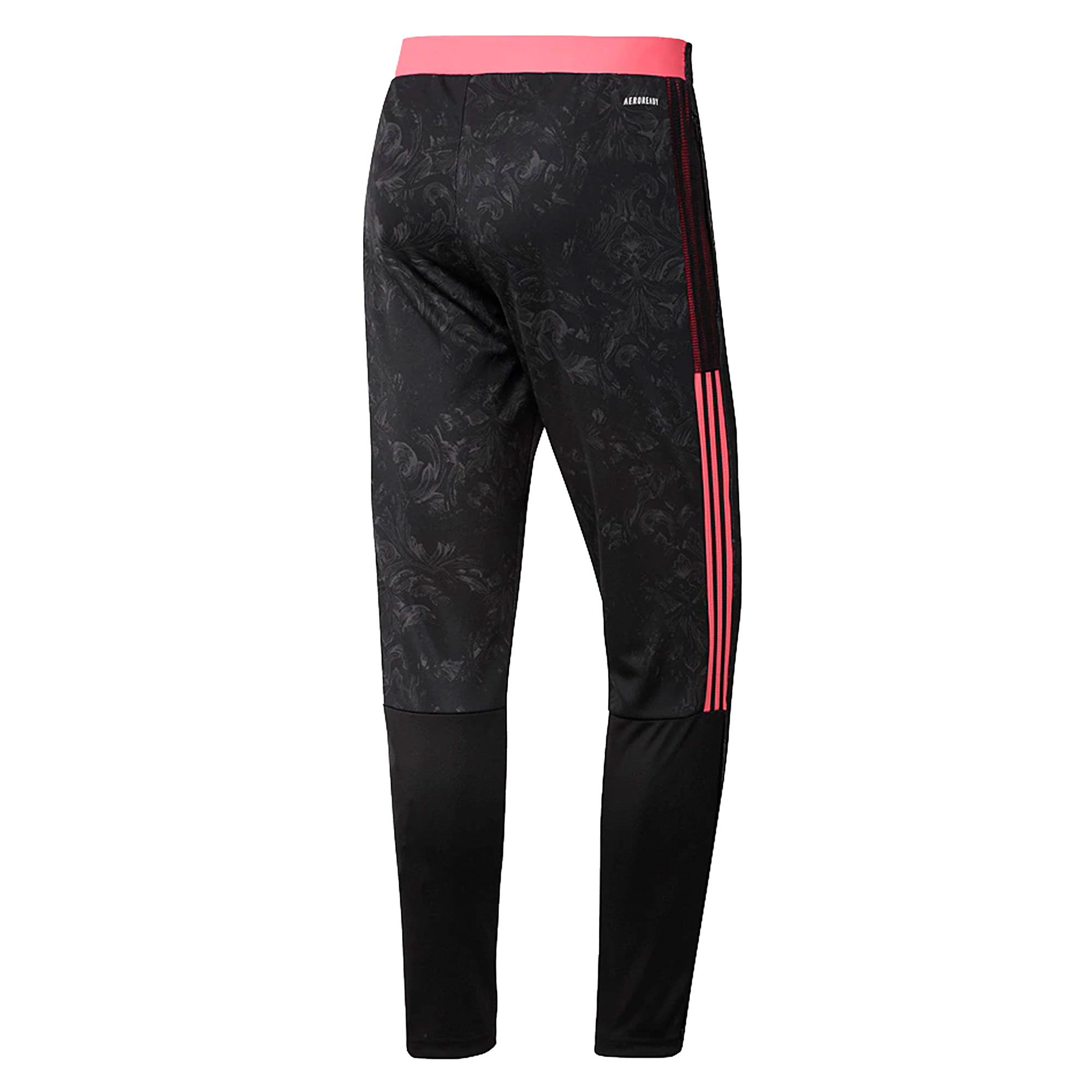 Pantalón largo de Paseo Real Madrid 2020/2021 Negro Rosa - Fútbol Factory