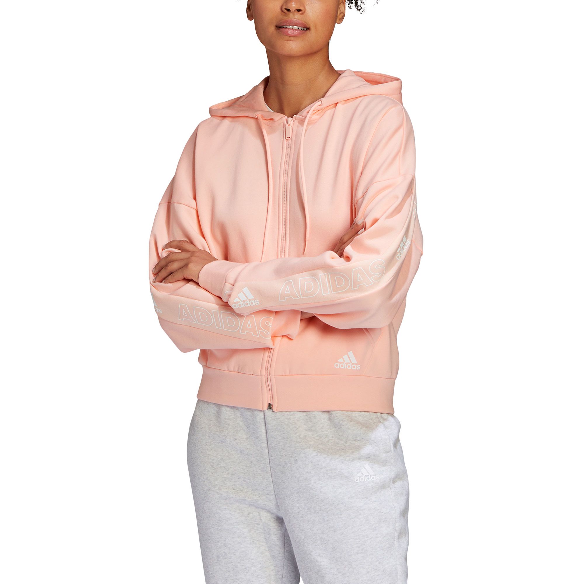Chaqueta adidas W Bos AOP FZ HD - Fútbol Factory